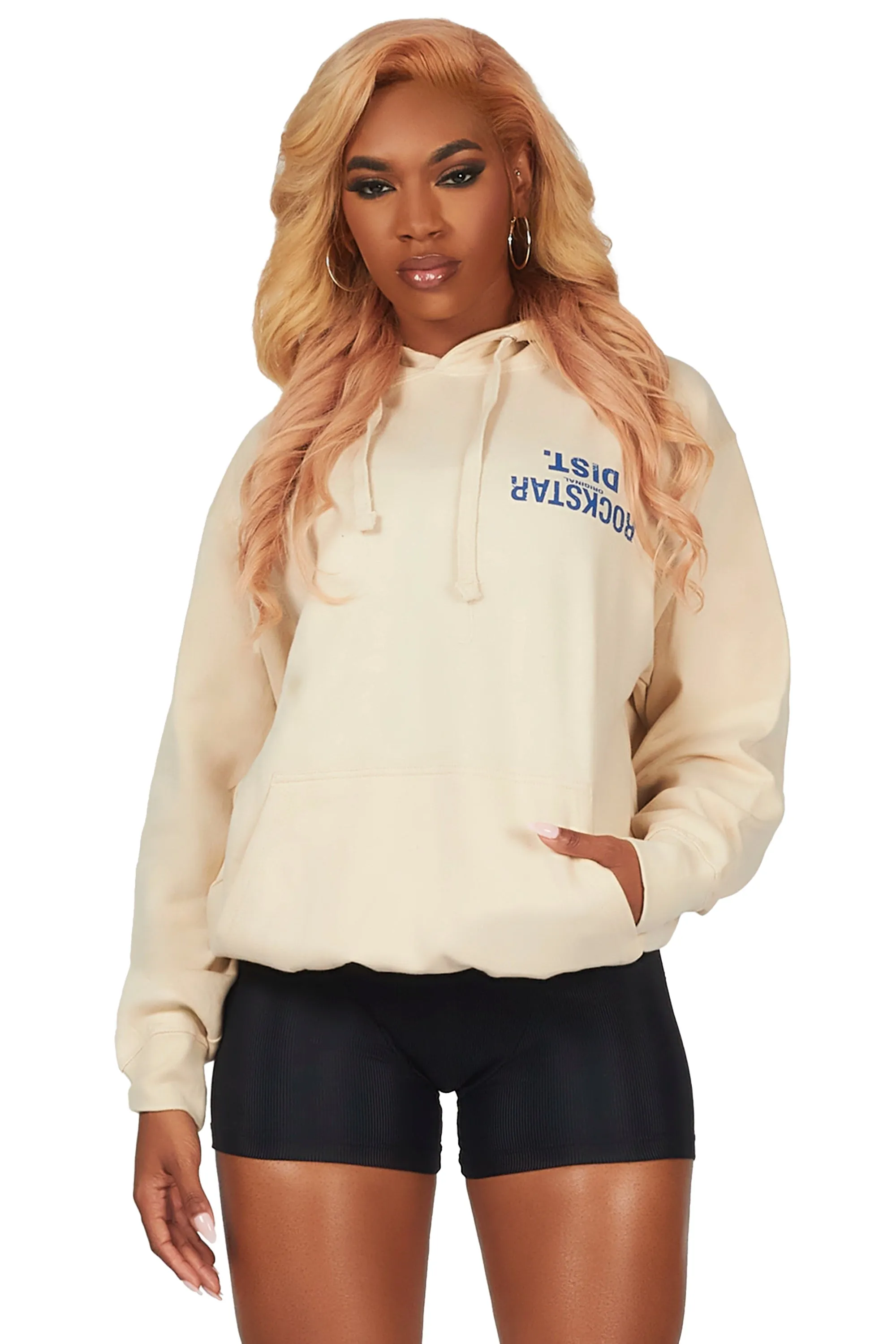 Kelita Beige Oversized Hoodie sold by Rockstar Original product image thumbnail 2