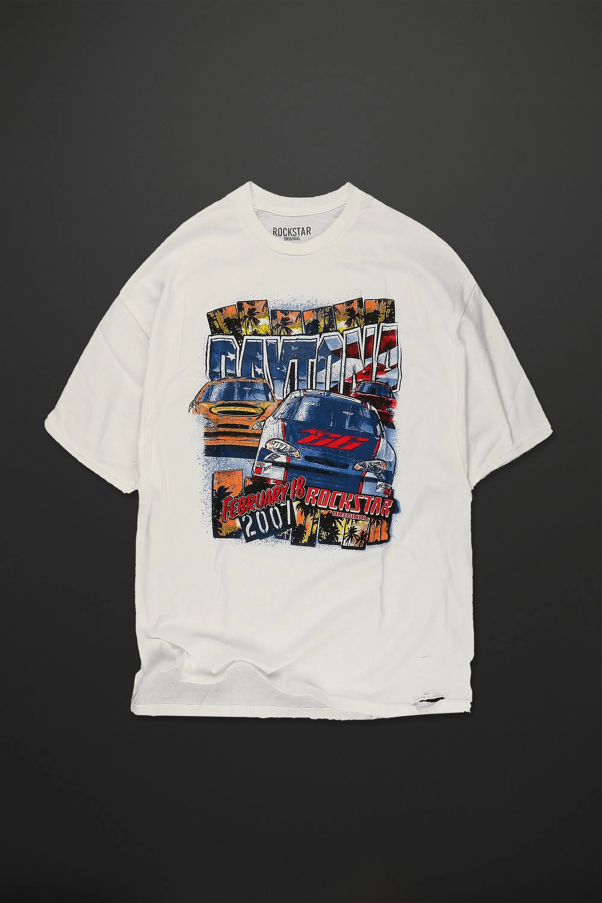 Waylen White Oversized Graphic T-Shirt sold by Rockstar Original