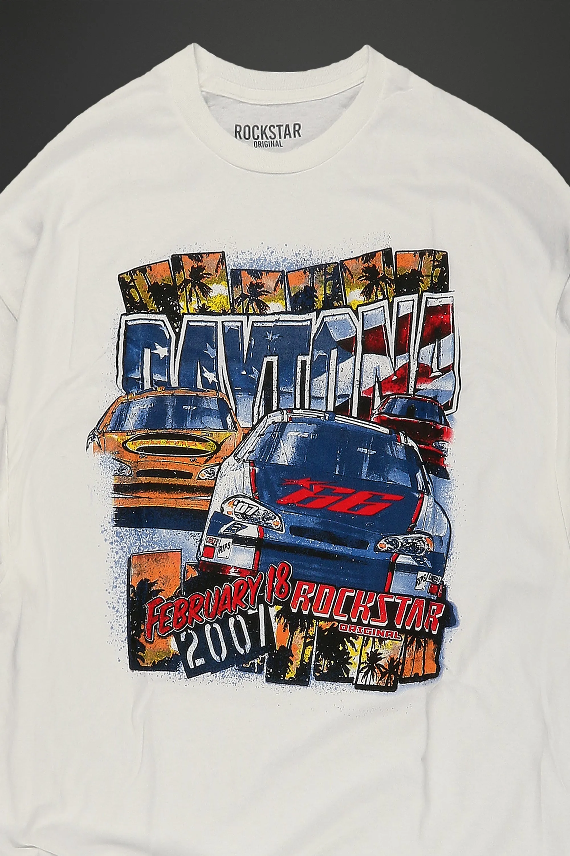 Waylen White Oversized Graphic T-Shirt sold by Rockstar Original product image thumbnail 2