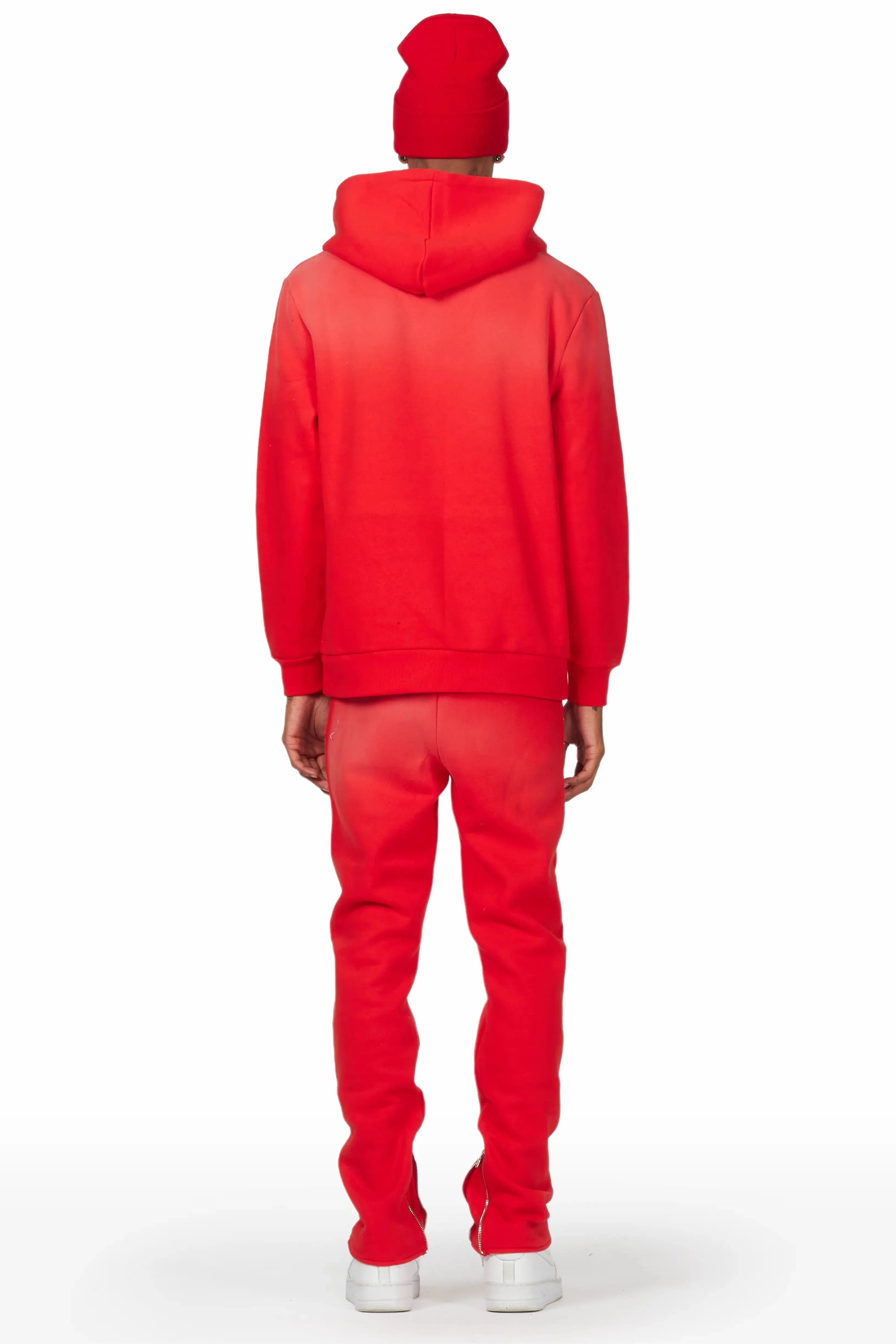 Rockstar Art Dist. Red Hoodie Slim Fit Pant Set sold by Rockstar Original product image thumbnail 4