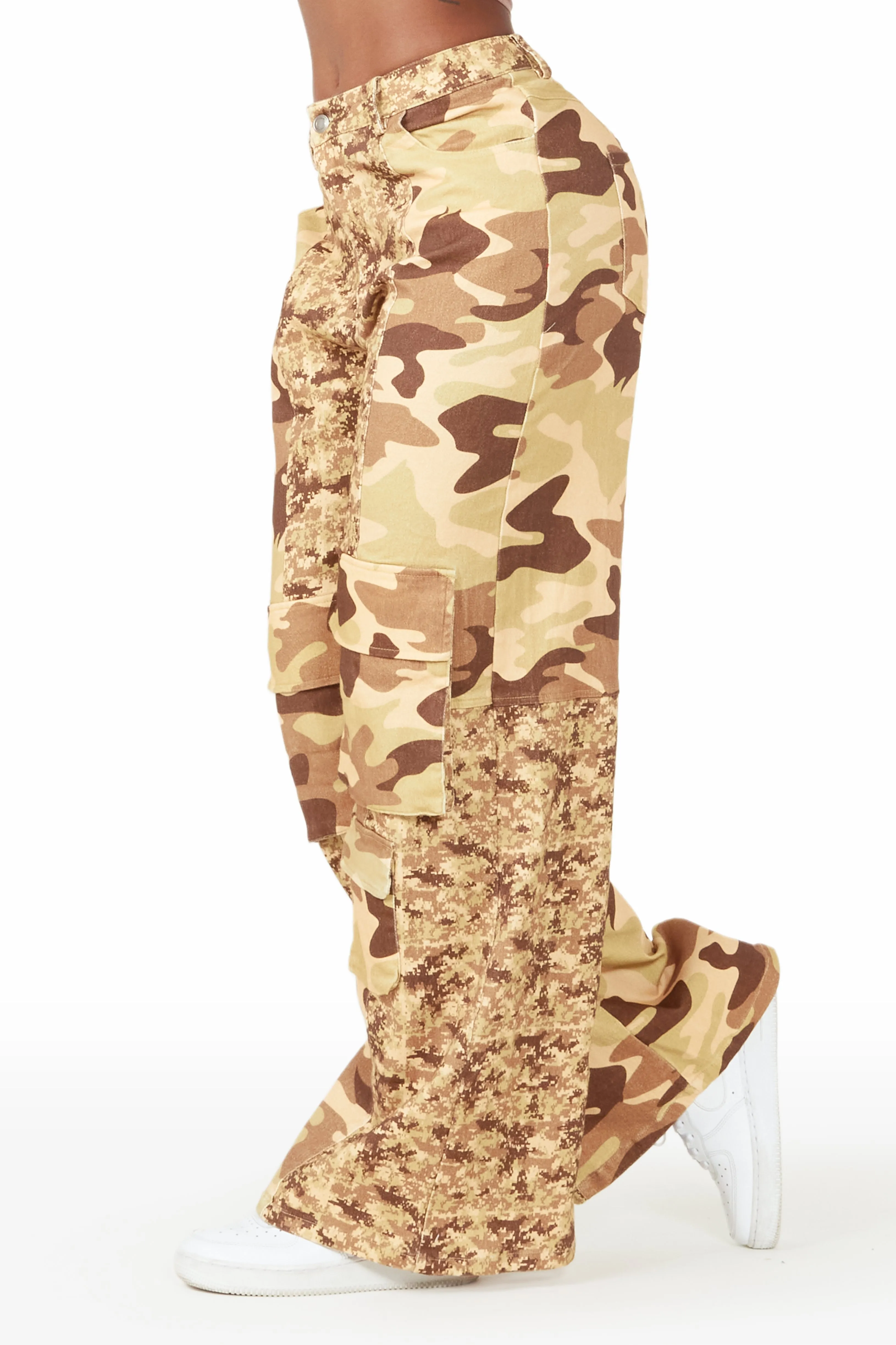 Nikki Camo Wide Leg Jean sold by Rockstar Original product image thumbnail 5