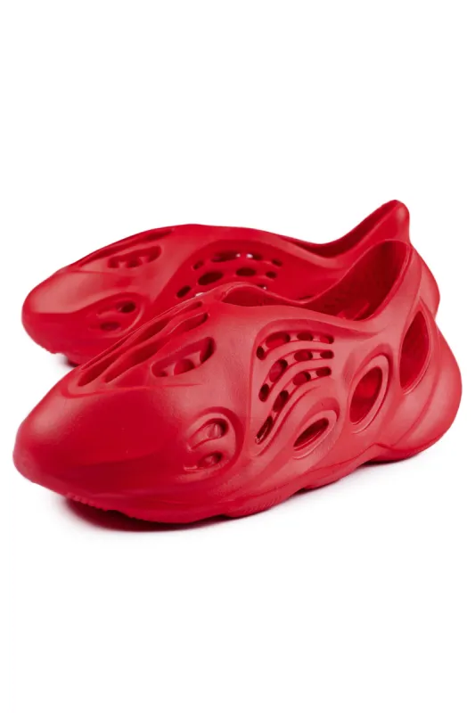 Byrne Red Slides sold by Rockstar Original