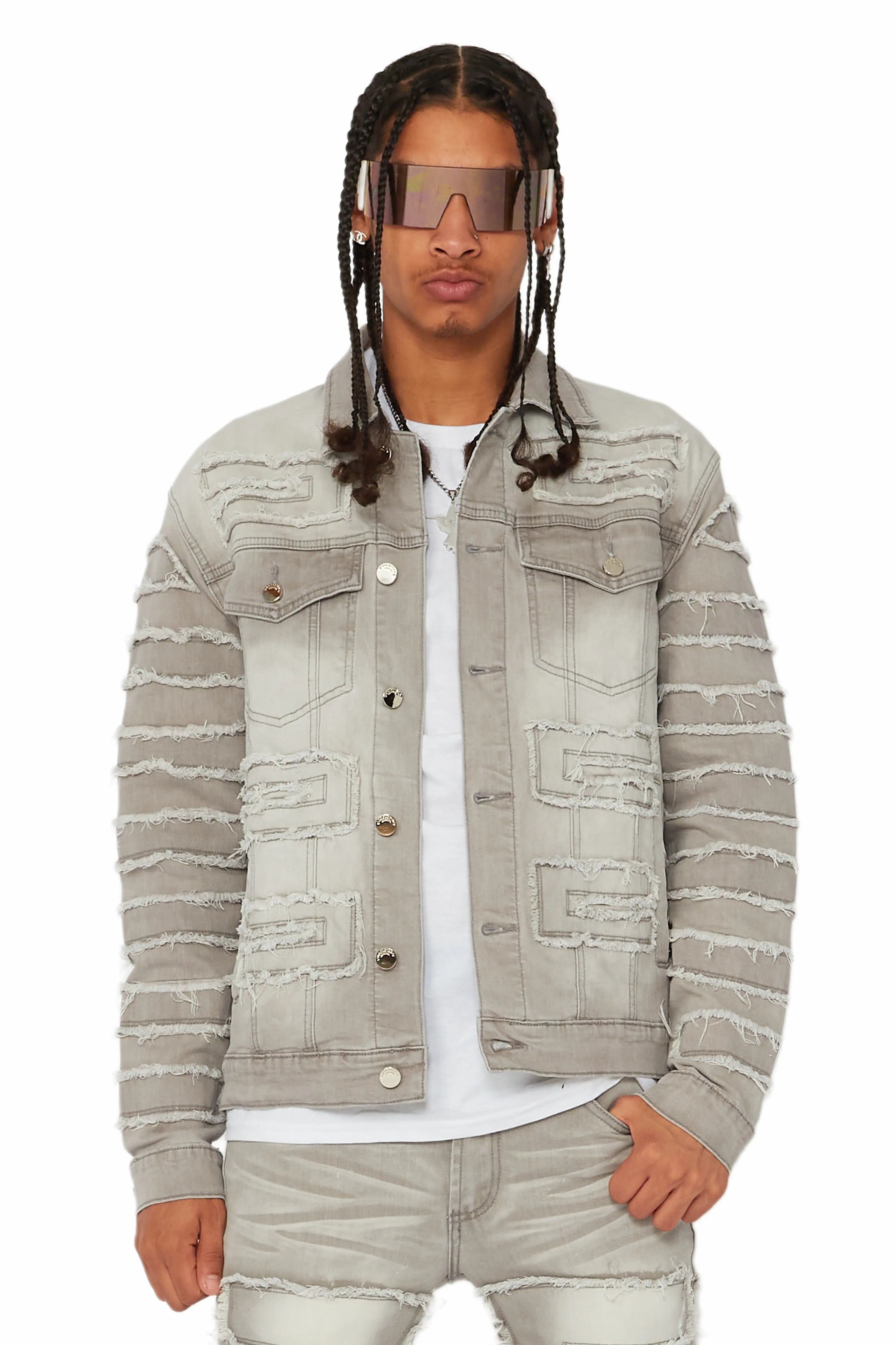 Shake Grey Denim Jacket sold by Rockstar Original