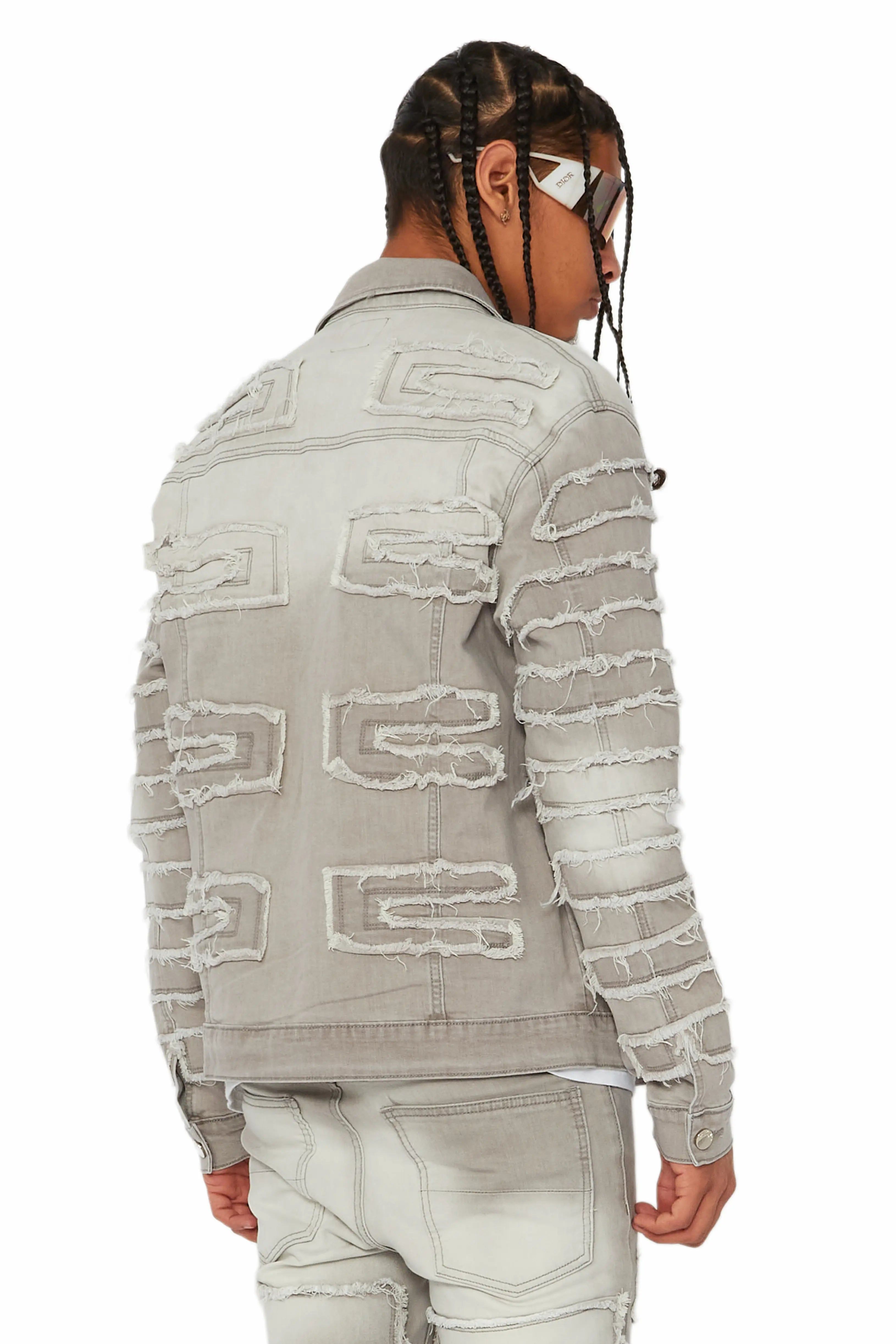 Shake Grey Denim Jacket sold by Rockstar Original product image thumbnail 3