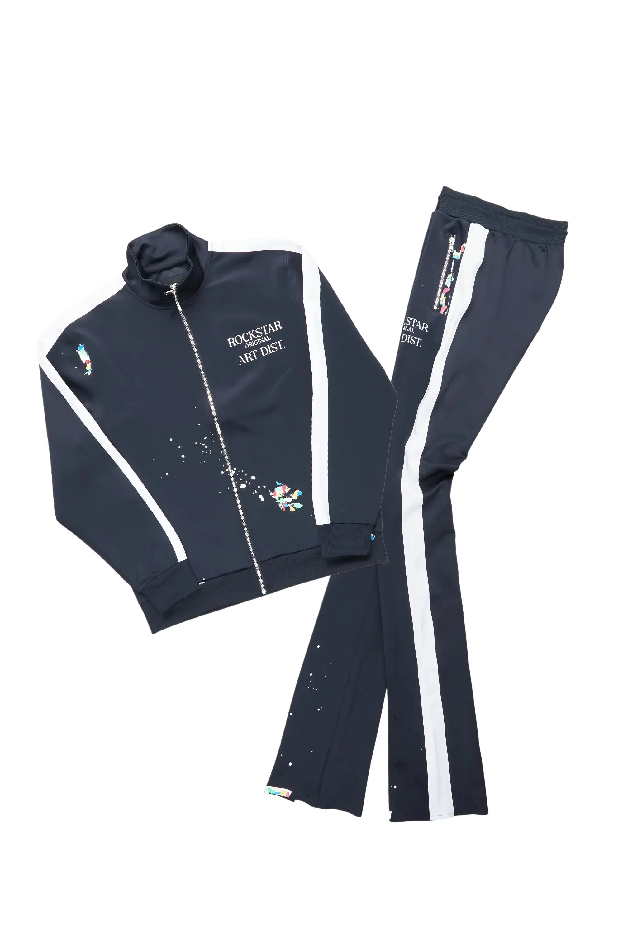 Rockstar Art Dist. Black Tricot Stacked Track Set sold by Rockstar Original product image thumbnail 2