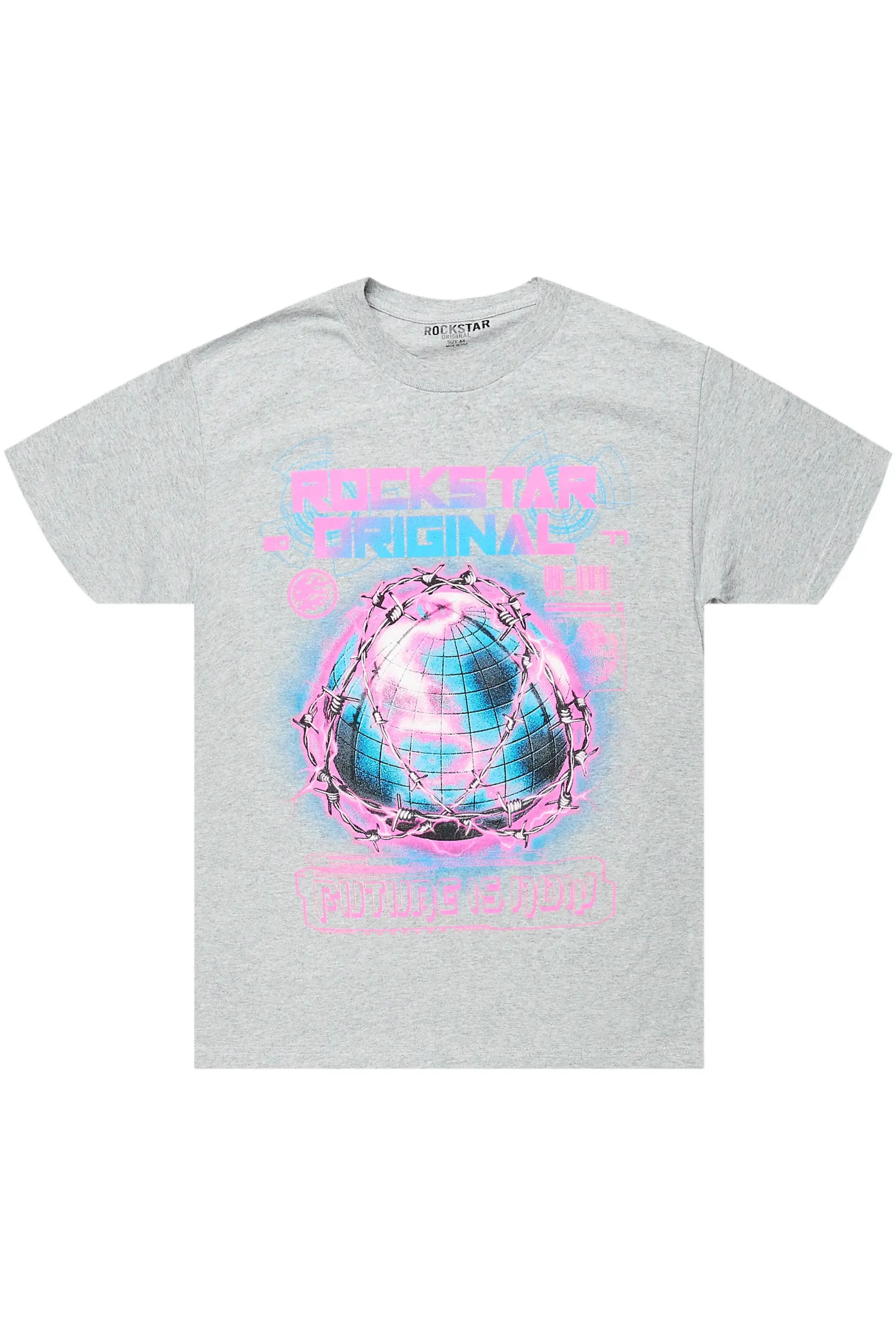 Digital Heather Grey Graphic T-Shirt sold by Rockstar Original product image thumbnail 2