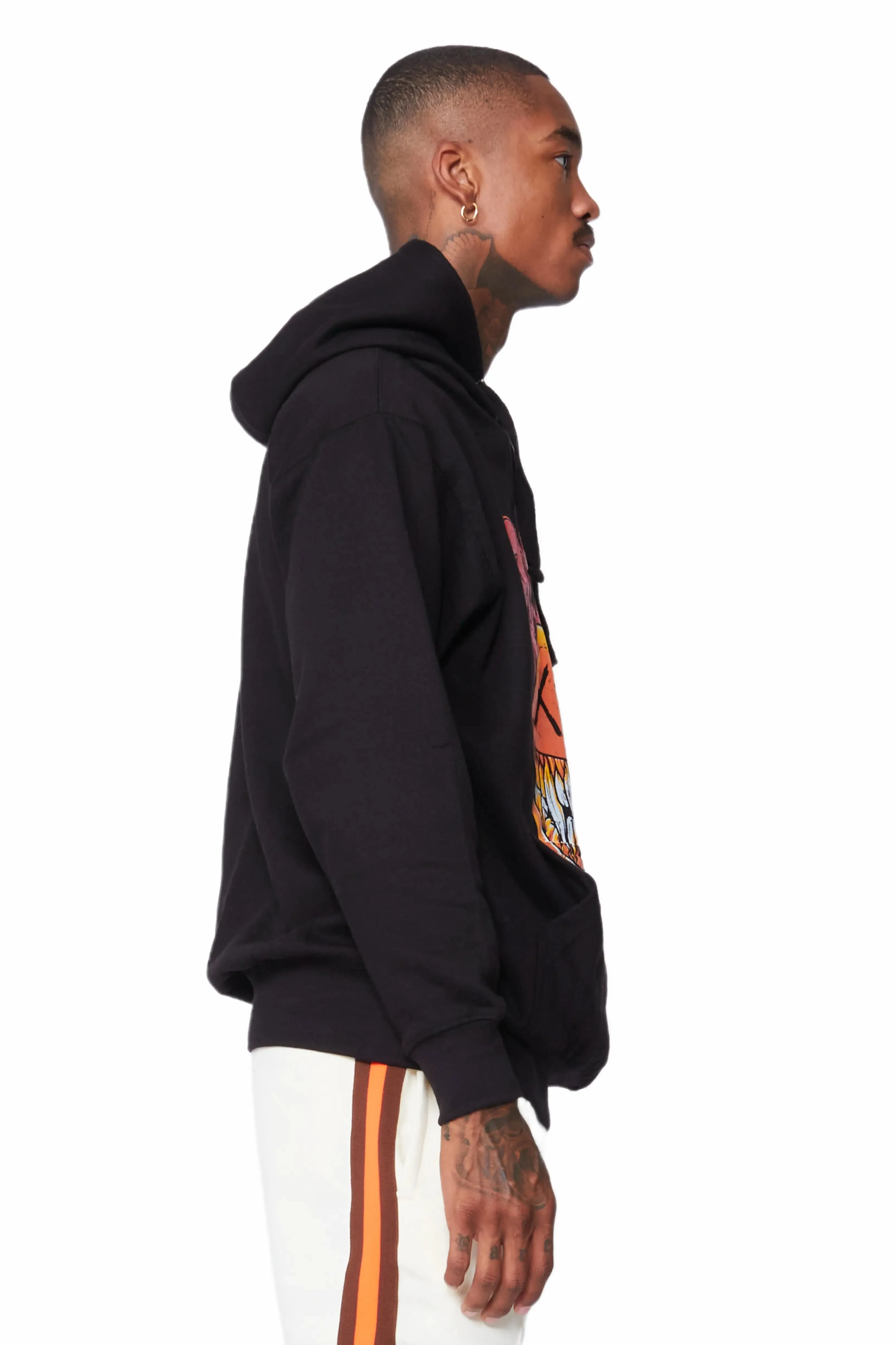 Fraust Black Graphic Hoodie sold by Rockstar Original product image thumbnail 4