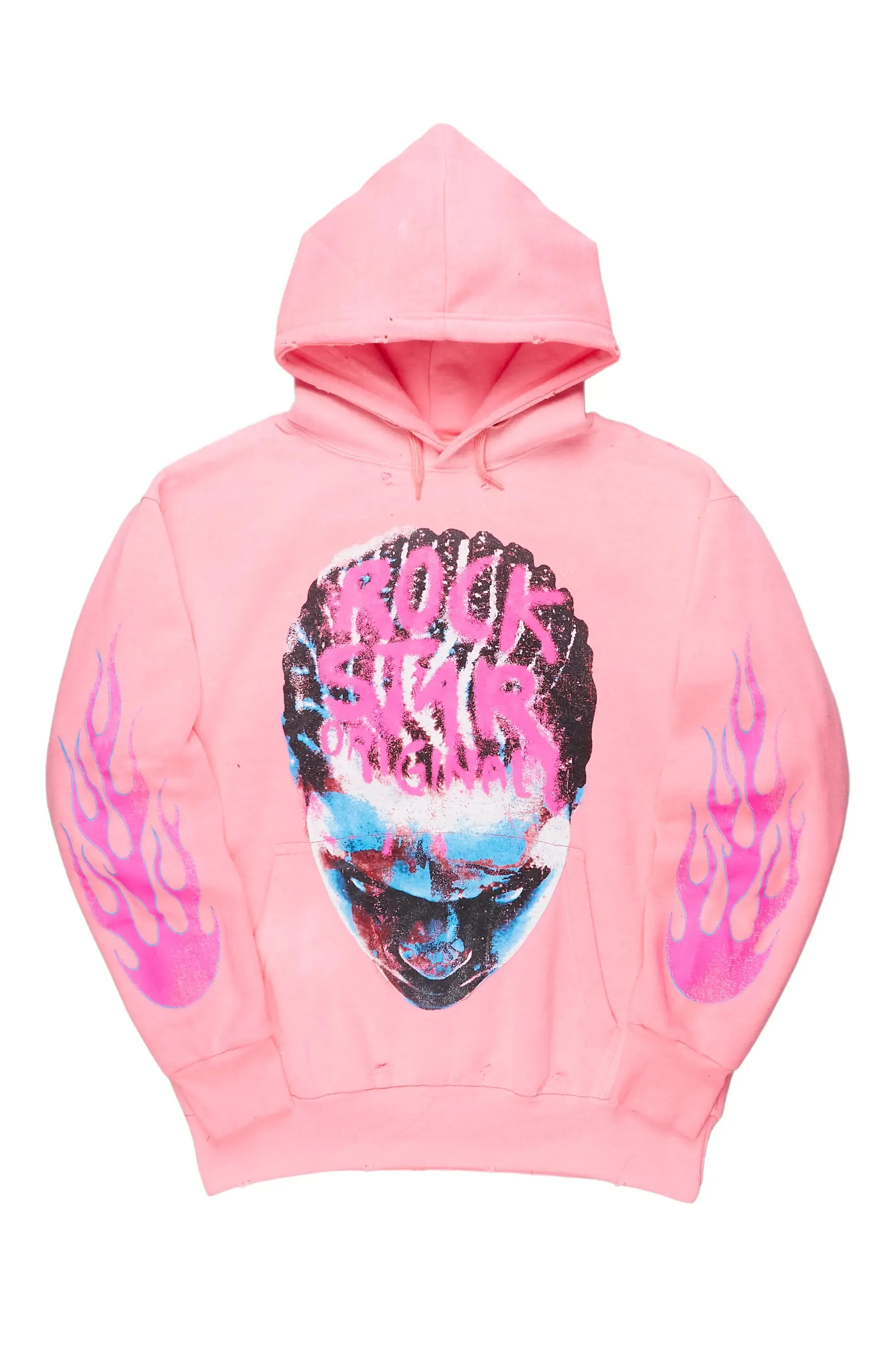 Marielos Pink Oversized Hoodie sold by Rockstar Original