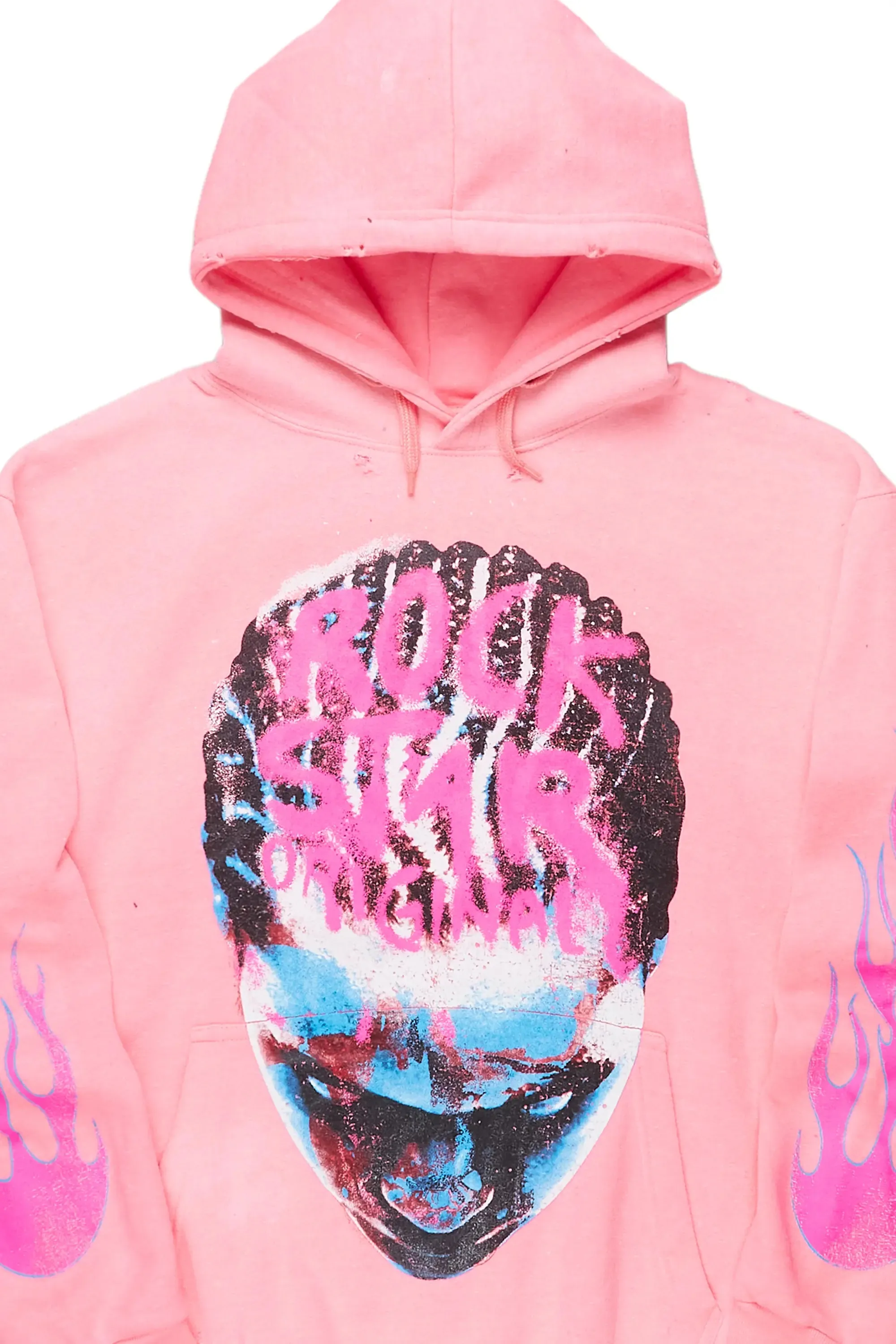 Marielos Pink Oversized Hoodie sold by Rockstar Original product image thumbnail 2