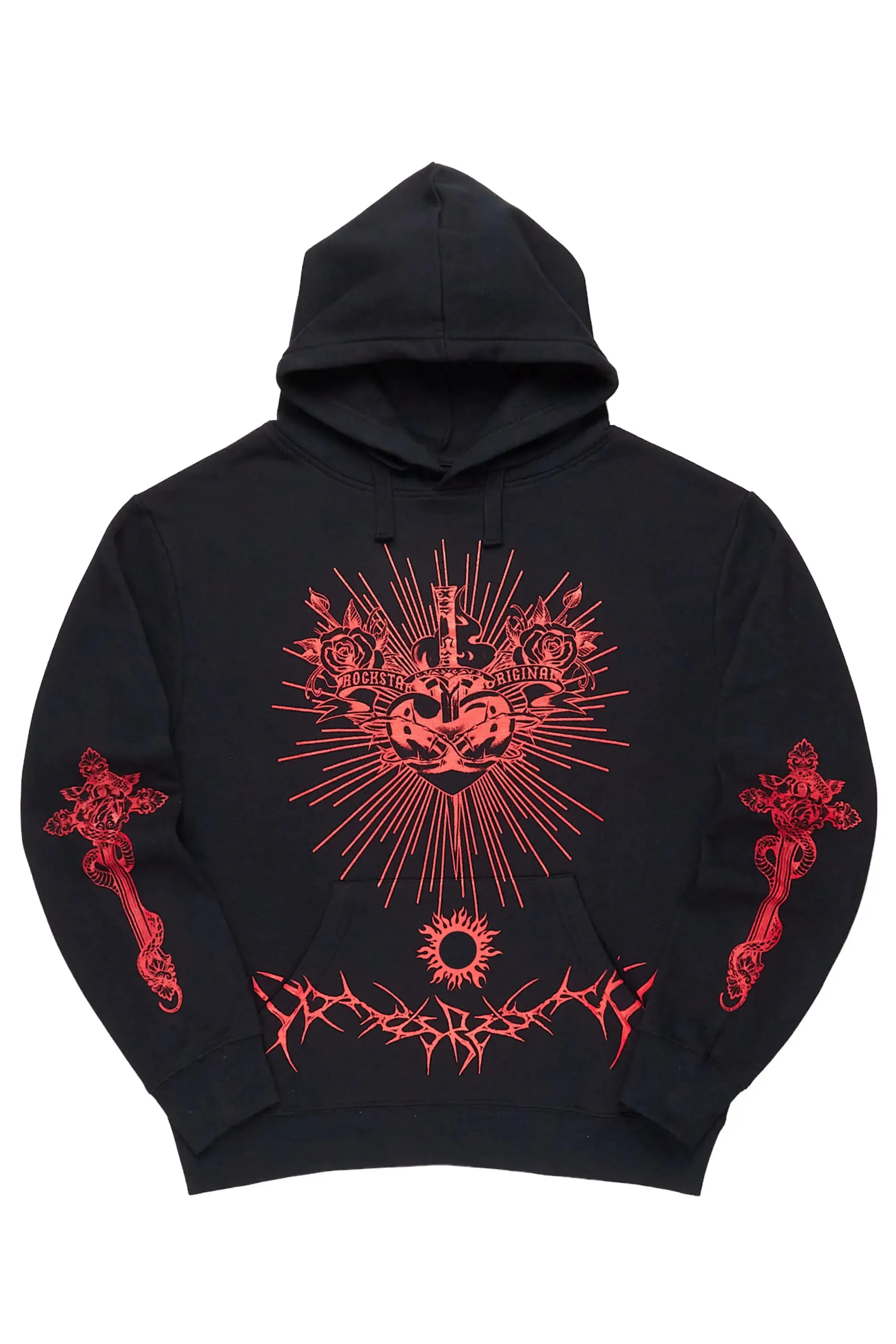 Leander Black Graphic Hoodie sold by Rockstar Original product image thumbnail 2