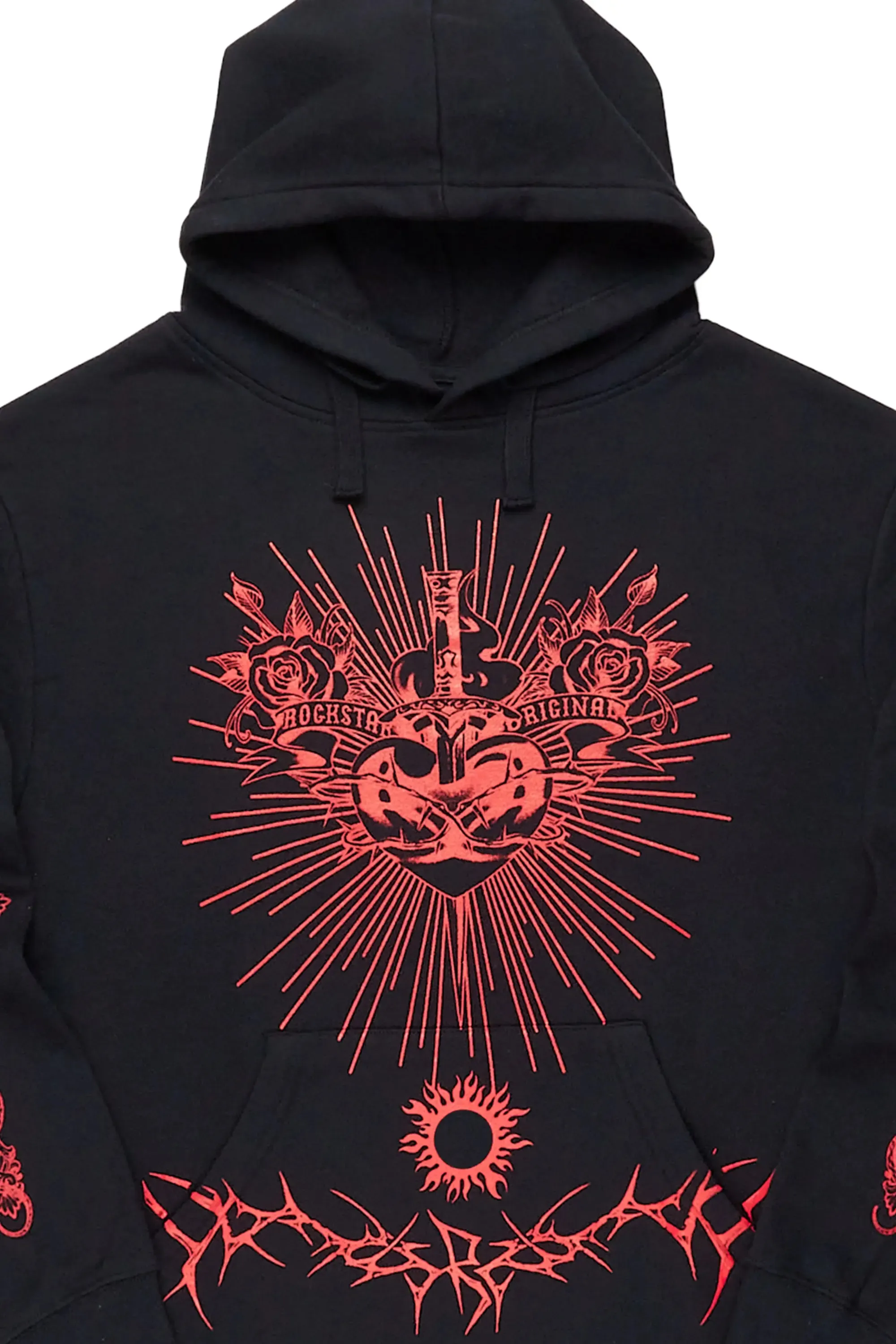 Leander Black Graphic Hoodie sold by Rockstar Original product image thumbnail 3