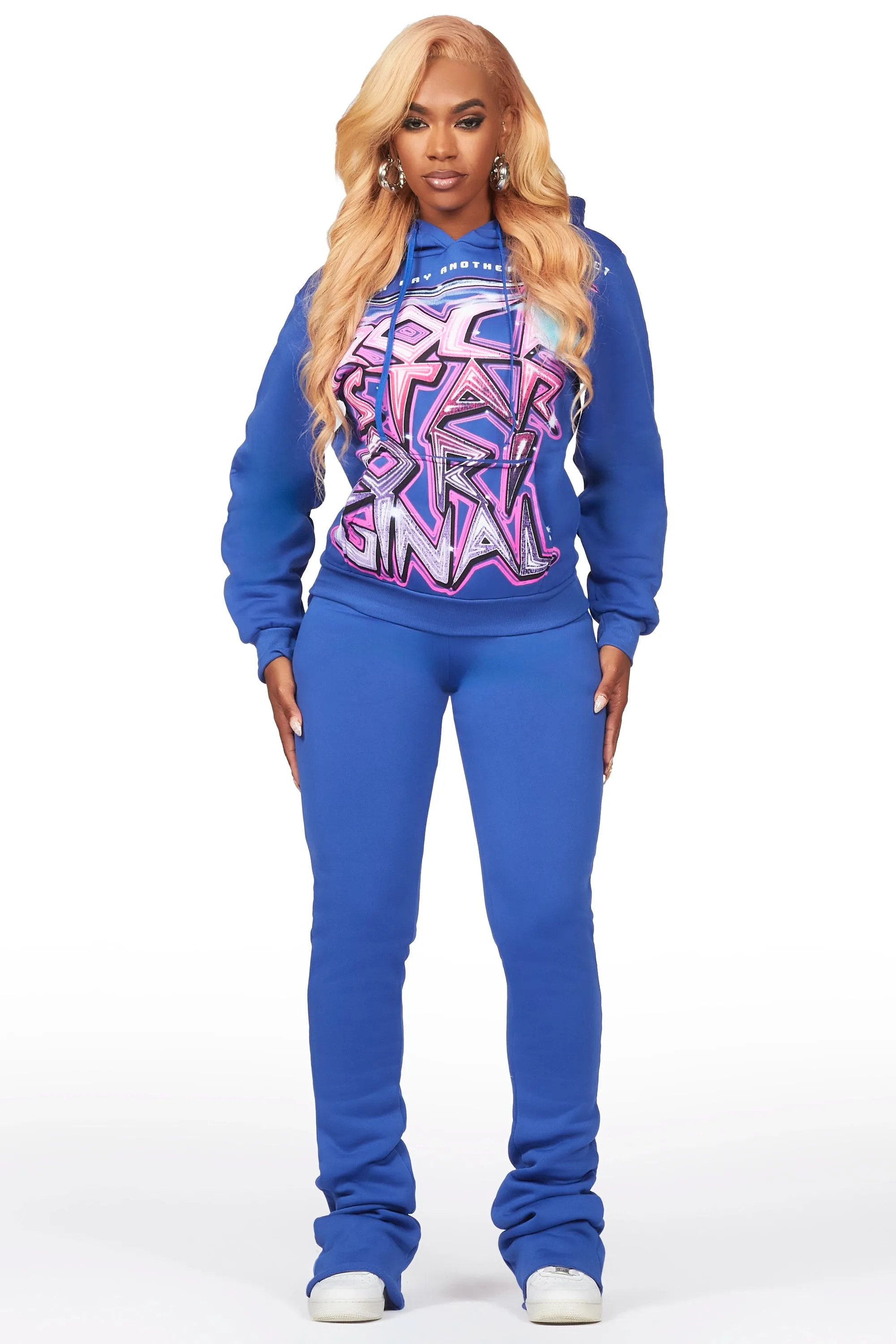 Tikiara Royal Blue Super Stacked Trackset sold by Rockstar Original