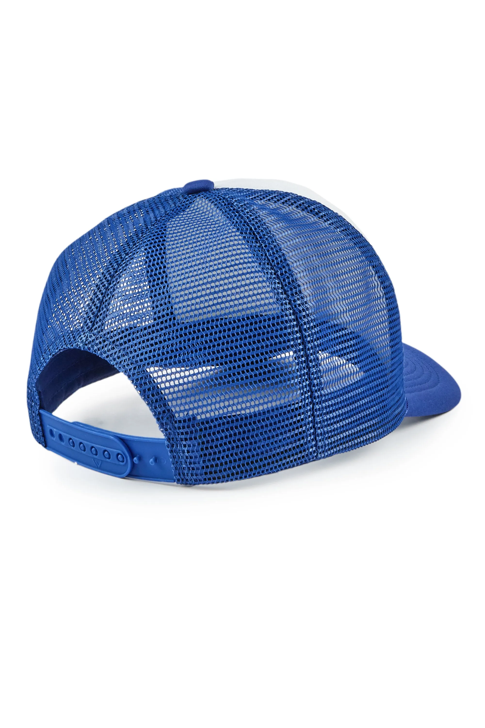 Henlix White/Royal Trucker Hat sold by Rockstar Original product image thumbnail 3