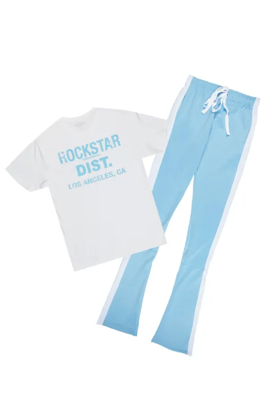 Alana Blue T-shirt/Super Stacked Set sold by Rockstar Original