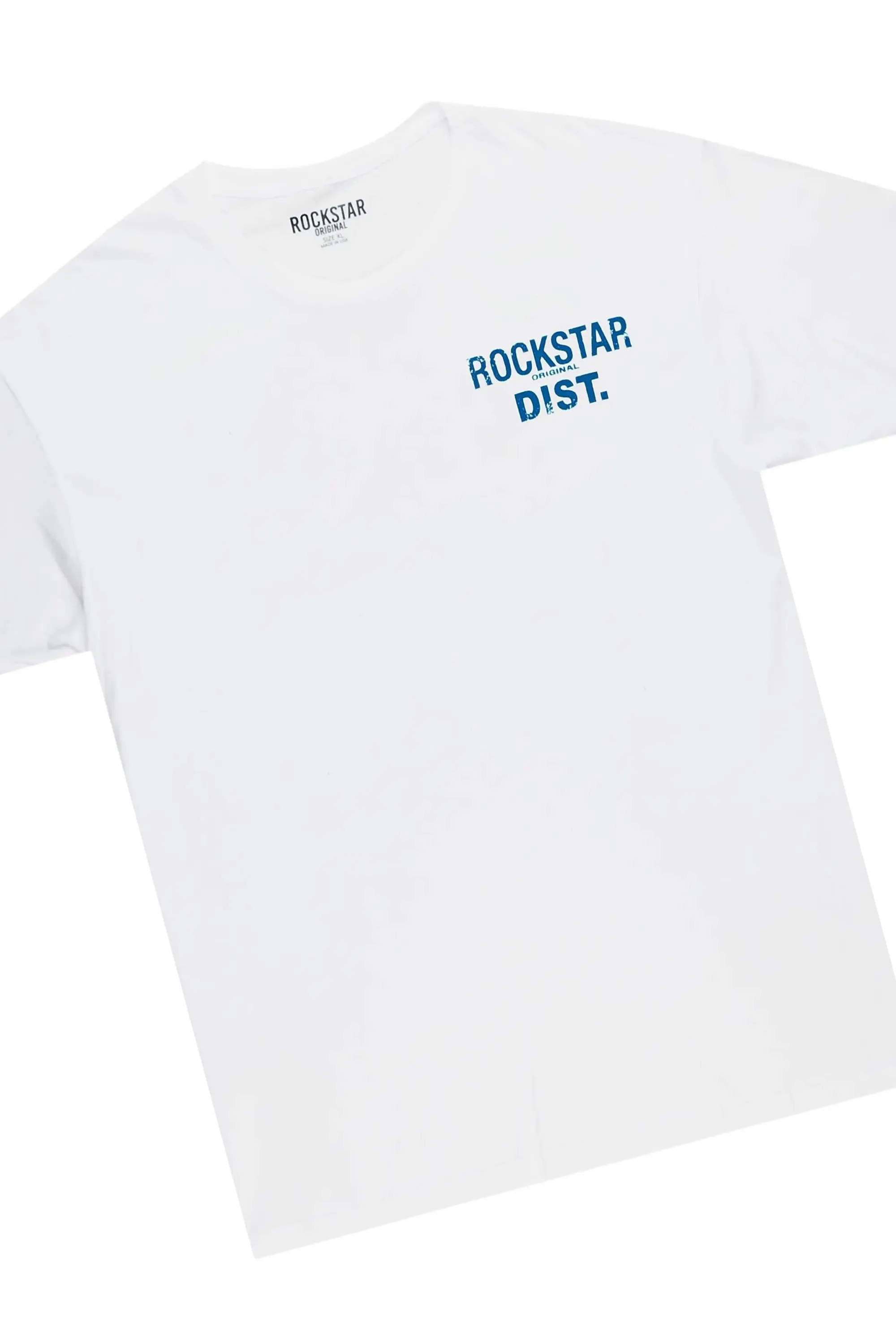 Lake White/Navy T-Shirt & Bossko Stacked Flare Jean Bundle sold by Rockstar Original product image thumbnail 2