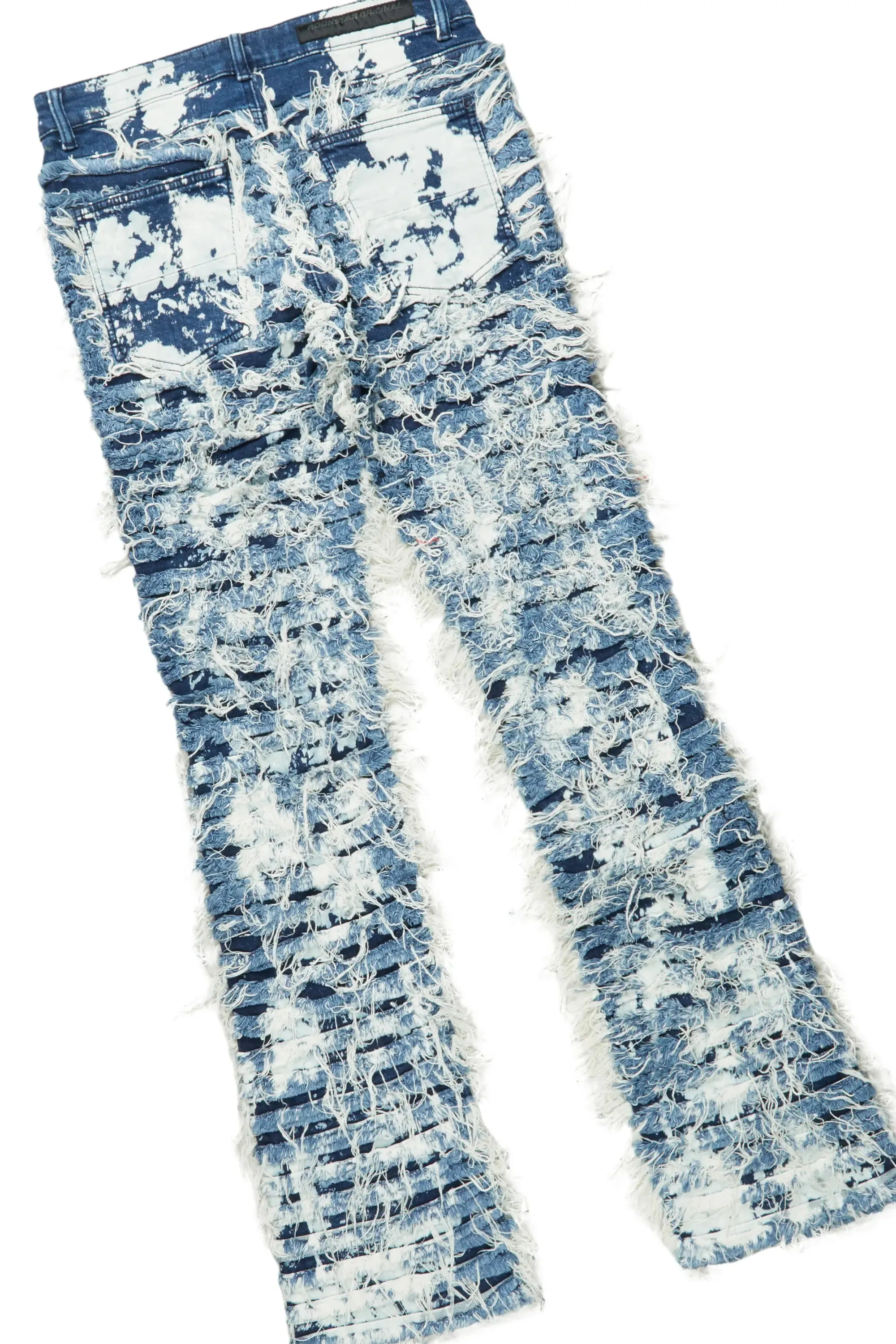 Lake White/Navy T-Shirt & Bossko Stacked Flare Jean Bundle sold by Rockstar Original product image thumbnail 5