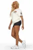 Diandra White Oversized T-Shirt sold by Rockstar Original