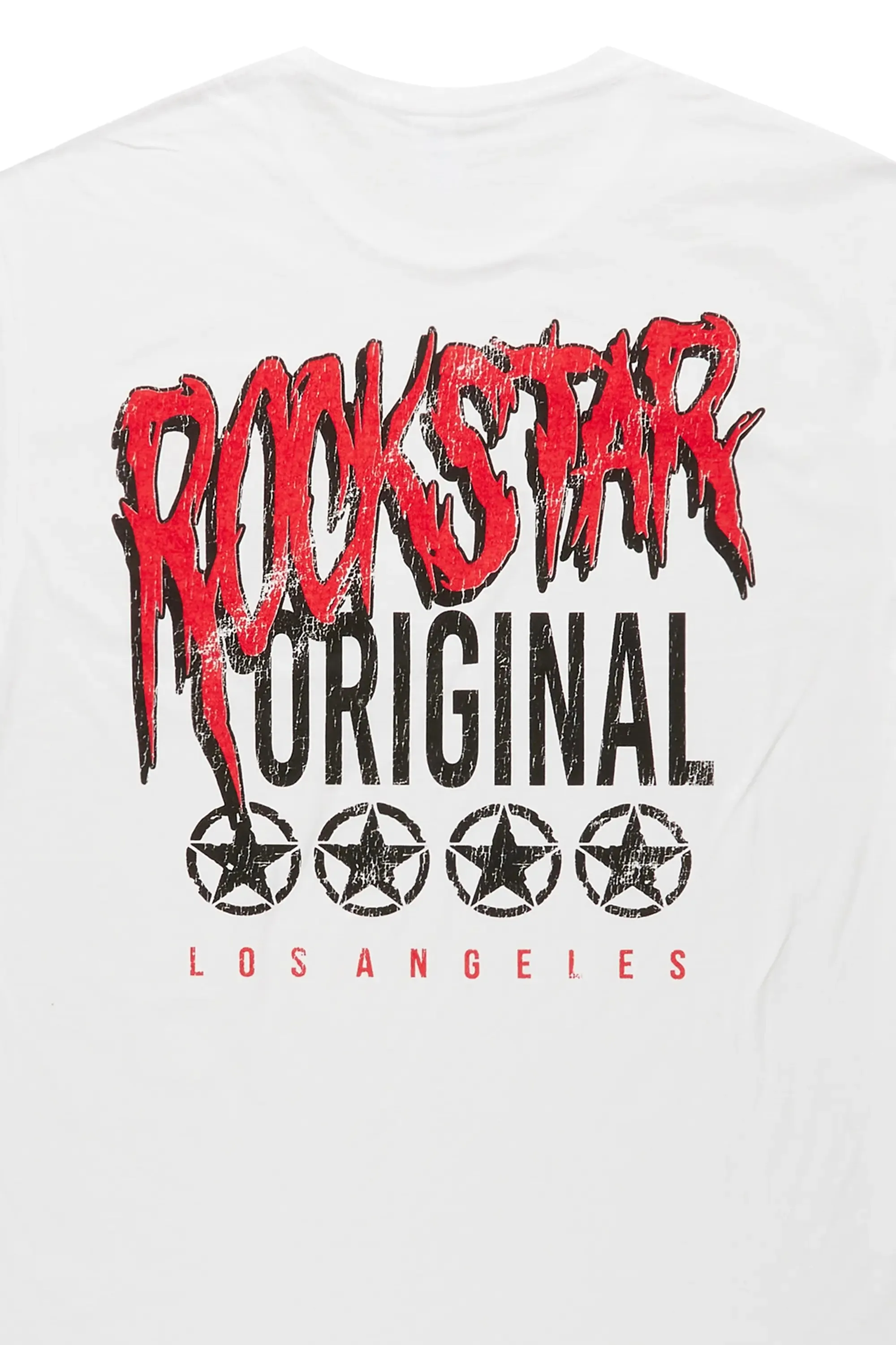 Diandra White Oversized T-Shirt sold by Rockstar Original product image thumbnail 5