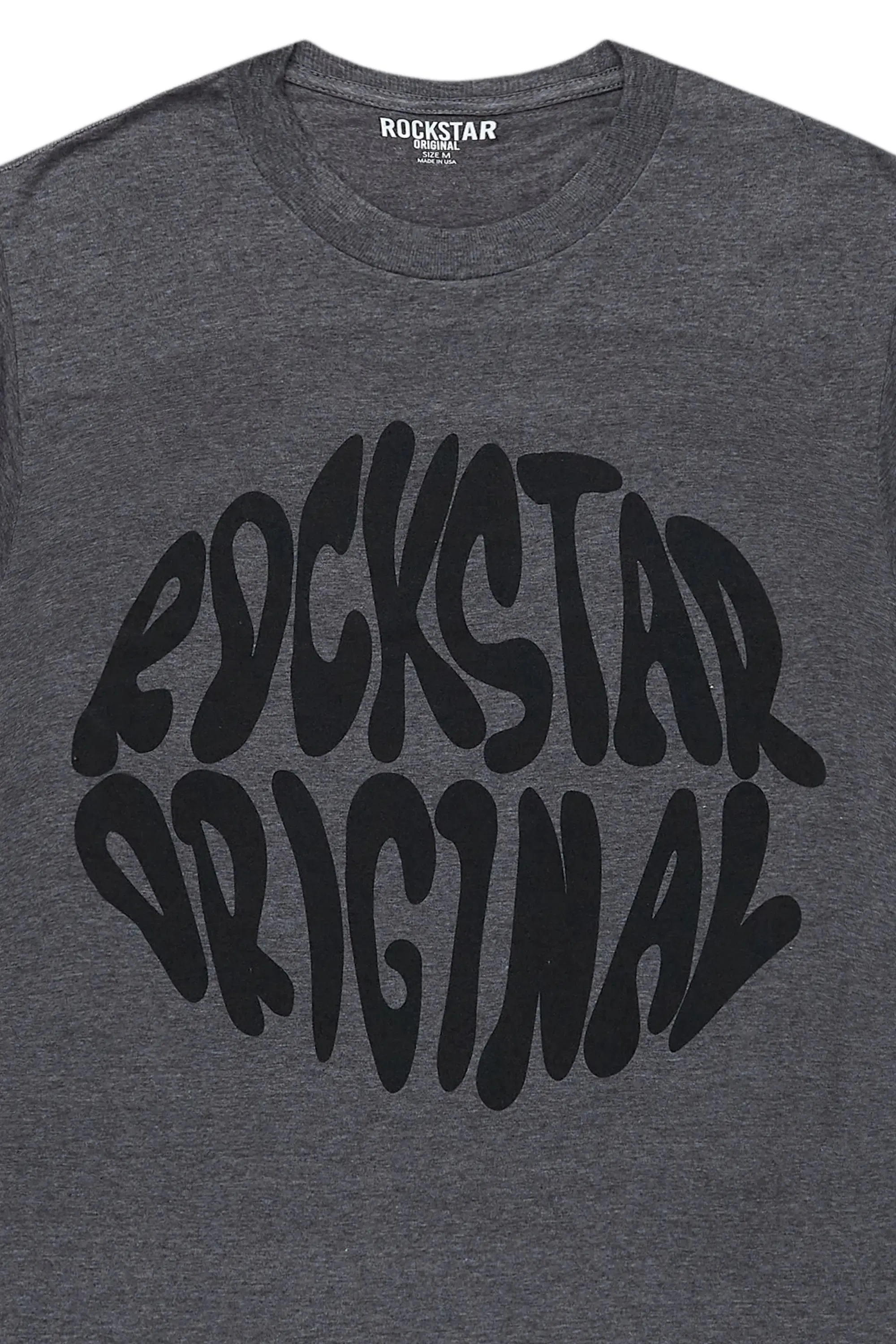 Maynor Charcoal Oversized T-Shirt sold by Rockstar Original product image thumbnail 2