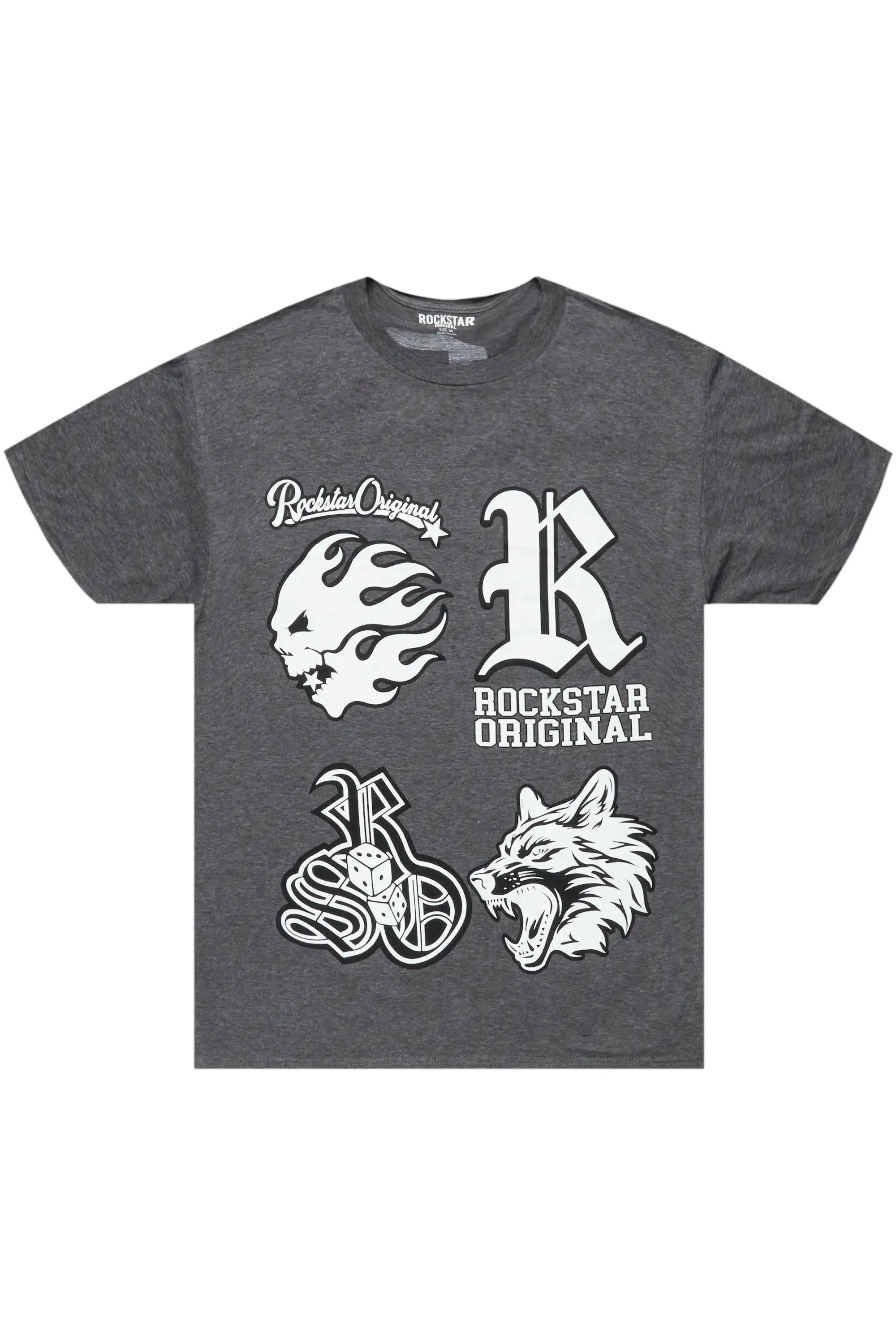 Fagan Heather Charcoal Graphic T-Shirt sold by Rockstar Original product image thumbnail 2
