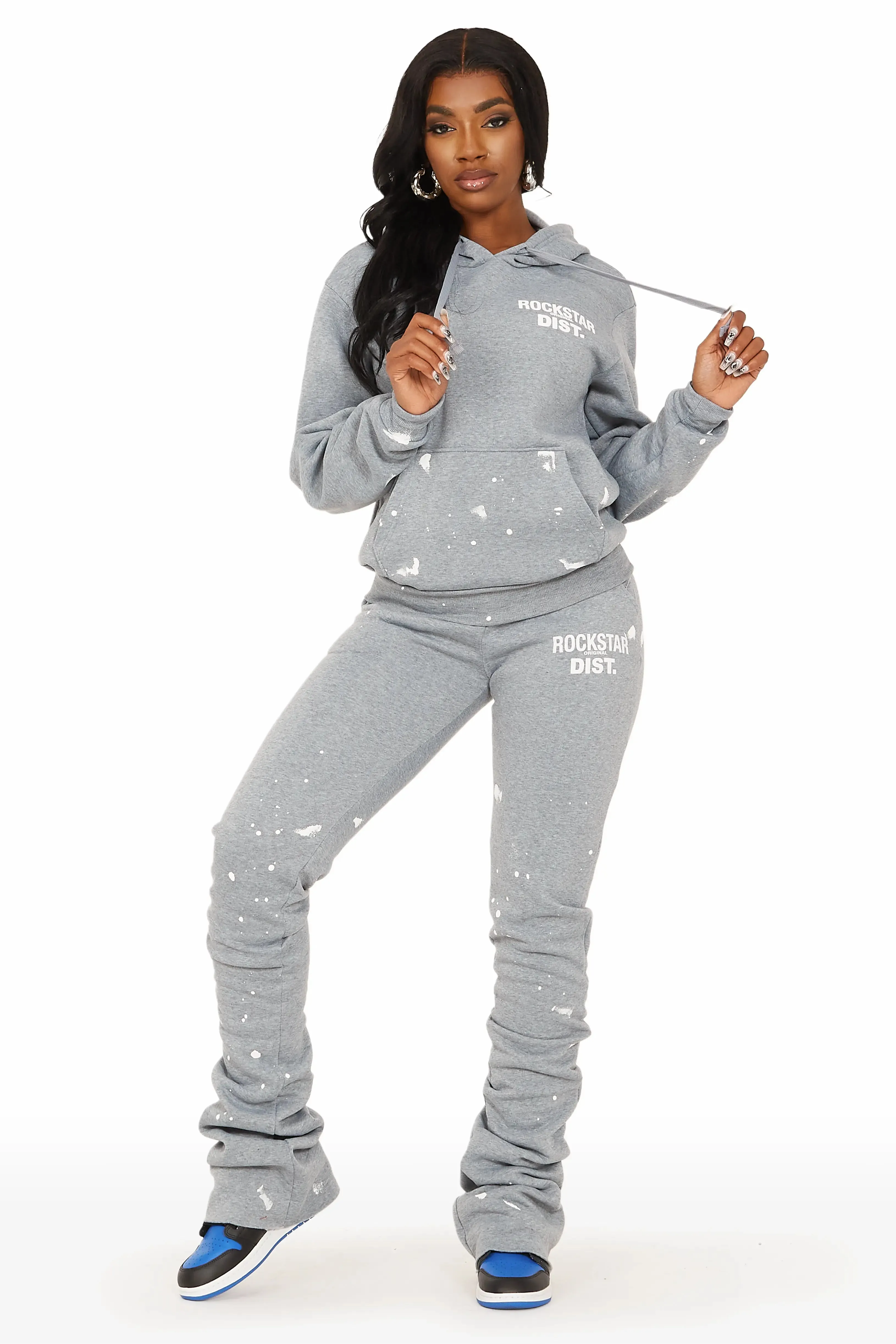 Hadley Heather Grey Super Stacked Trackset sold by Rockstar Original product image thumbnail 3