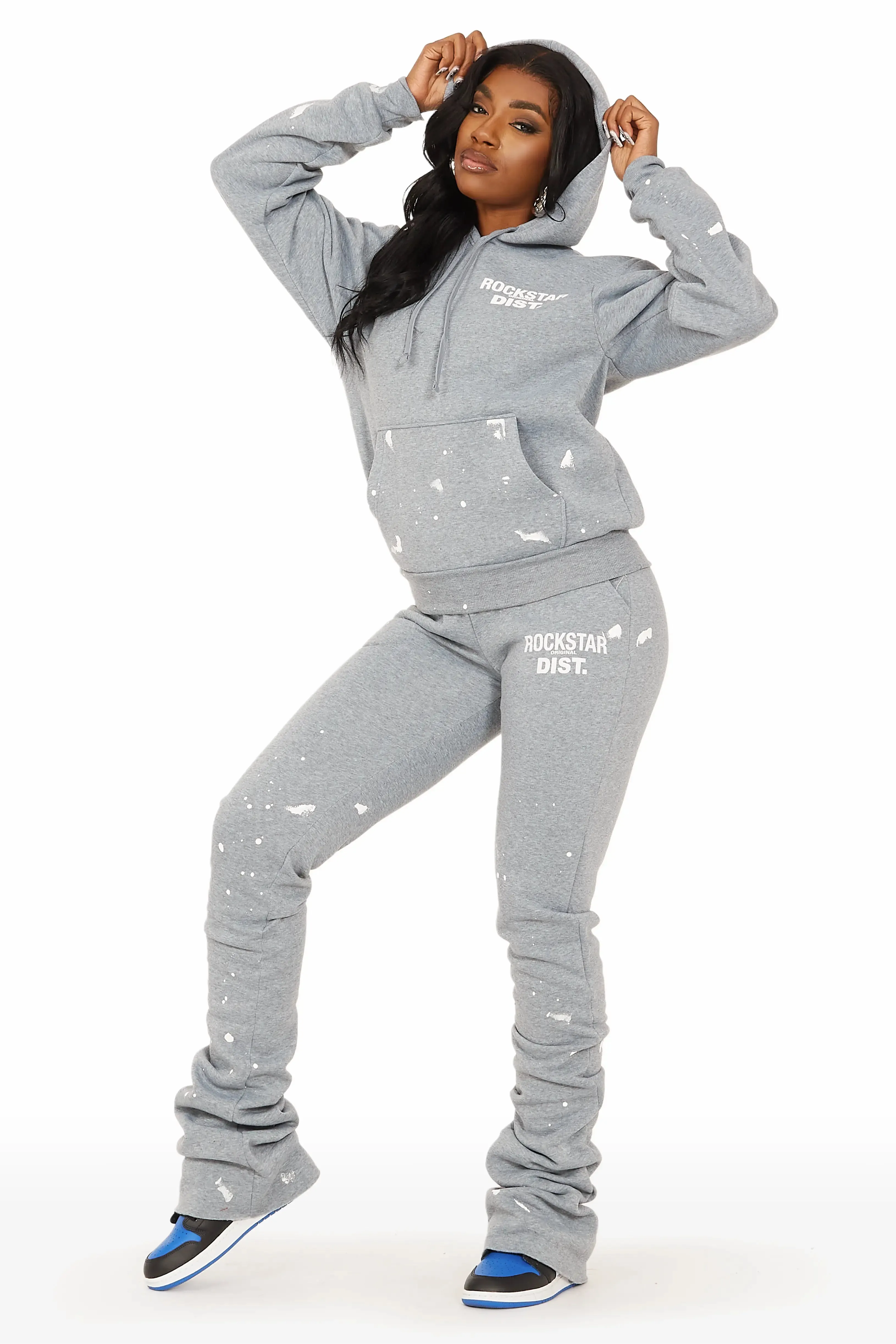 Hadley Heather Grey Super Stacked Trackset sold by Rockstar Original