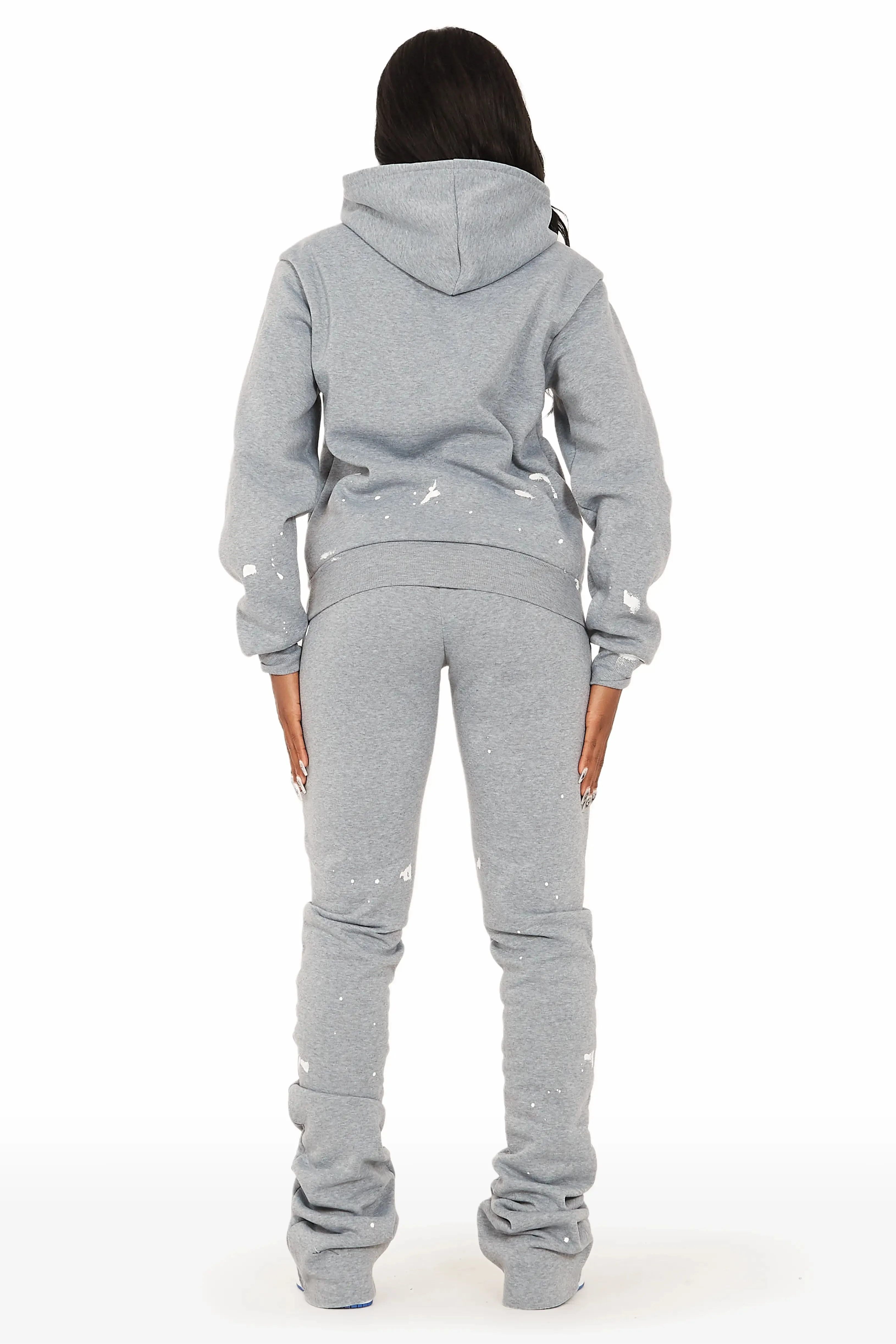 Hadley Heather Grey Super Stacked Trackset sold by Rockstar Original product image thumbnail 5