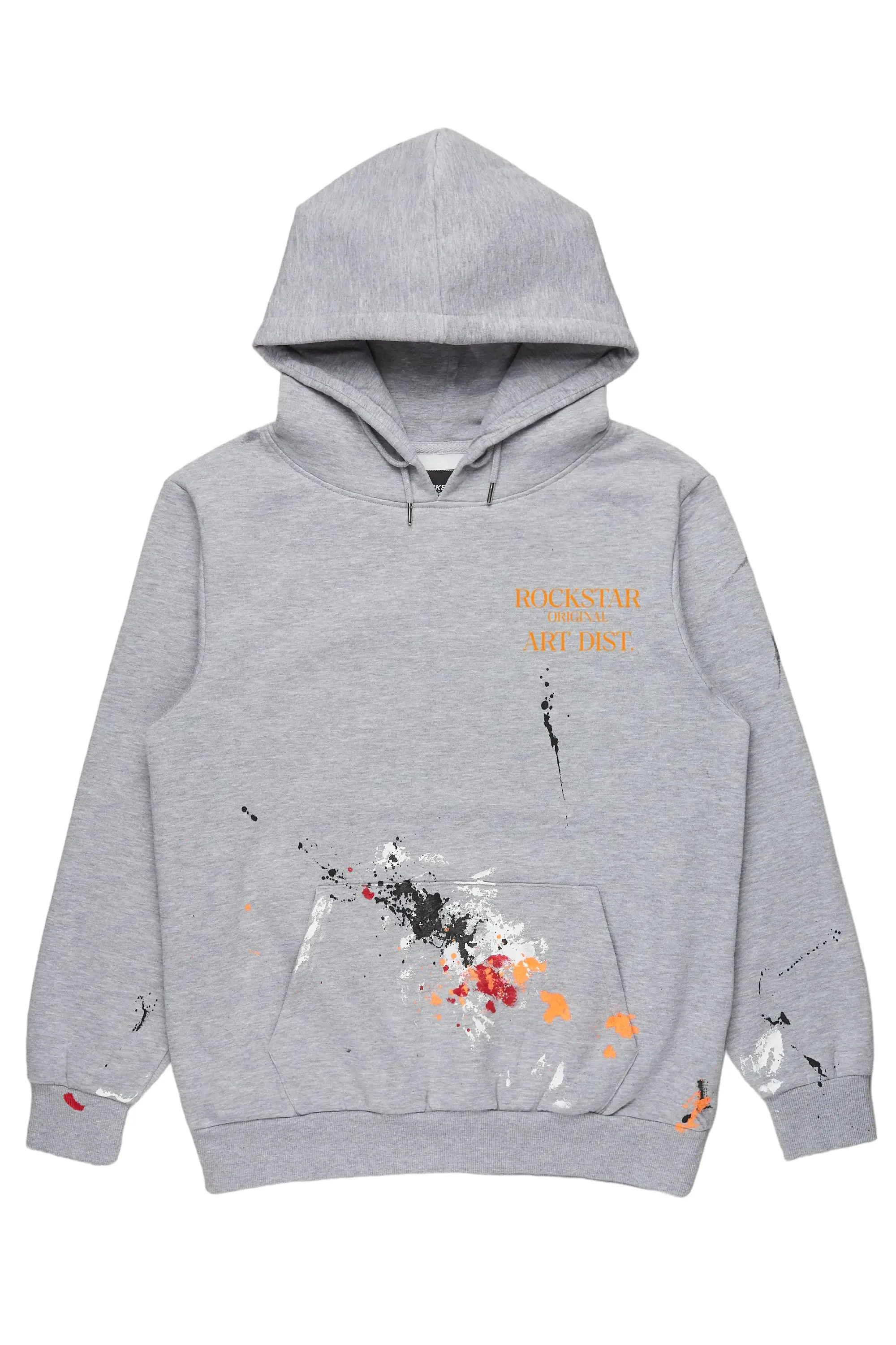 Darin Heather Grey Graphic Hoodie sold by Rockstar Original