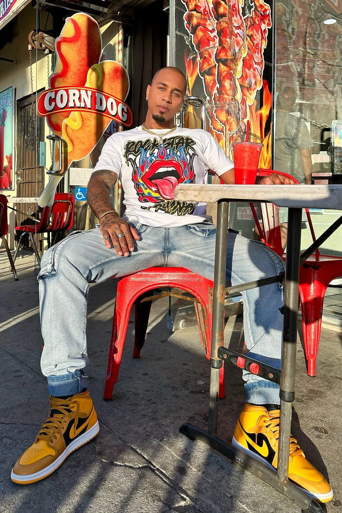 Henlix White Graphic T-Shirt sold by Rockstar Original product image thumbnail 2