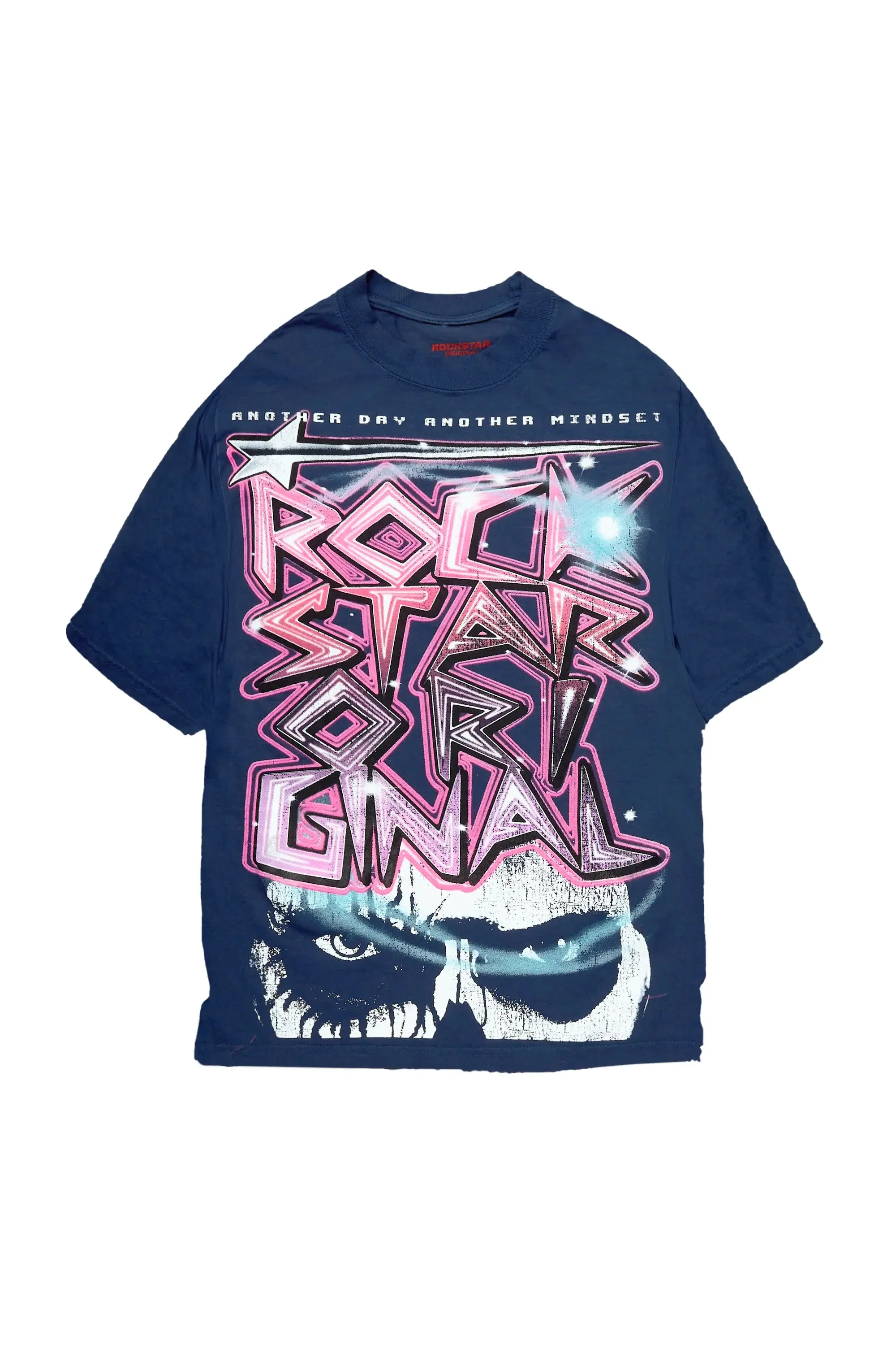 Krog Navy Oversized Graphic T-Shirt sold by Rockstar Original product image thumbnail 2