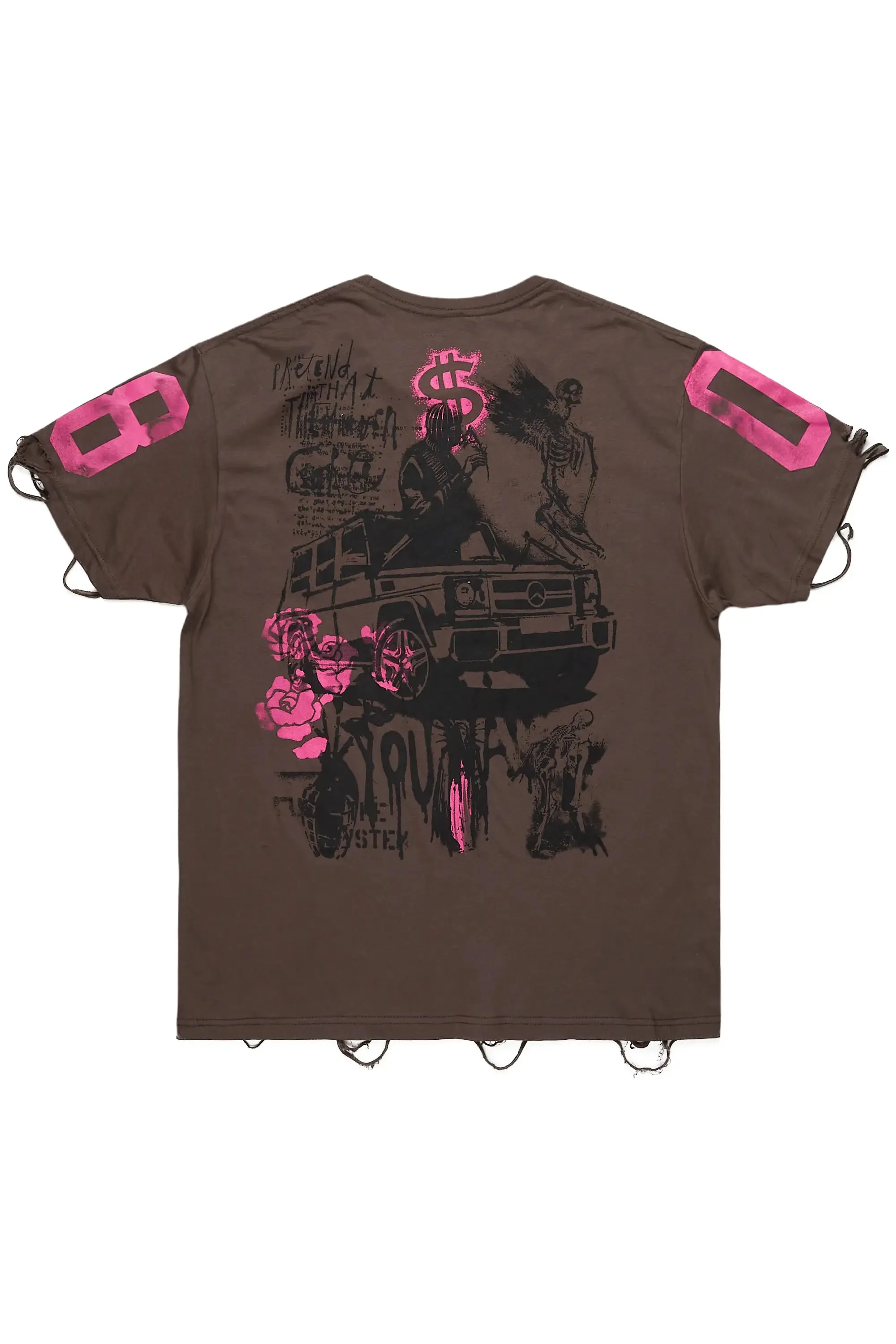 Grill Charcoal Graphic Oversized T-Shirt sold by Rockstar Original product image thumbnail 3