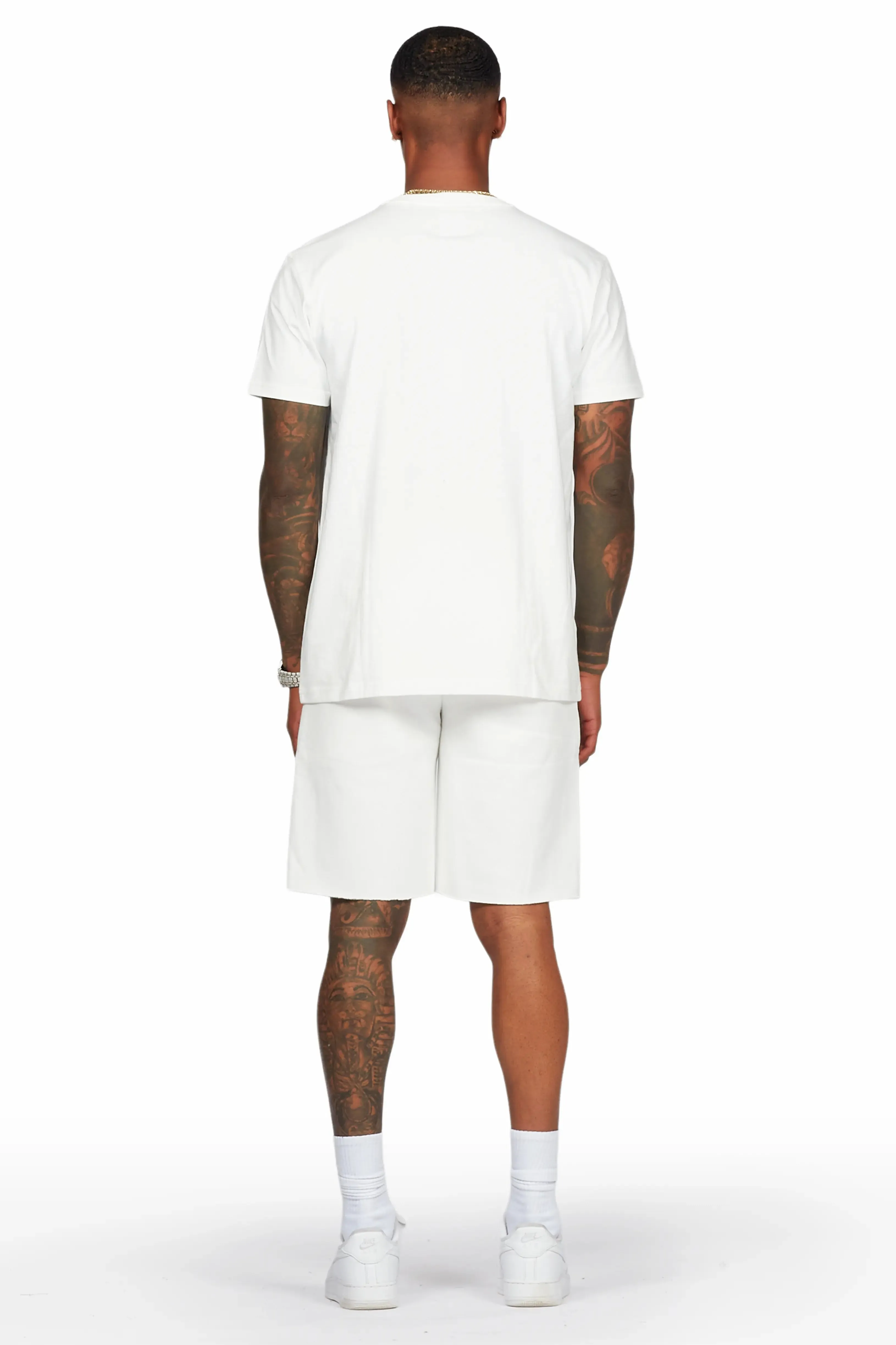 Wizzurd White T-Shirt/Short Set sold by Rockstar Original product image thumbnail 4