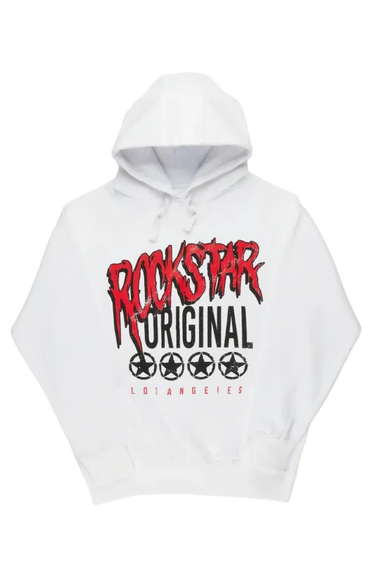 Wizzurd White Graphic Hoodie sold by Rockstar Original