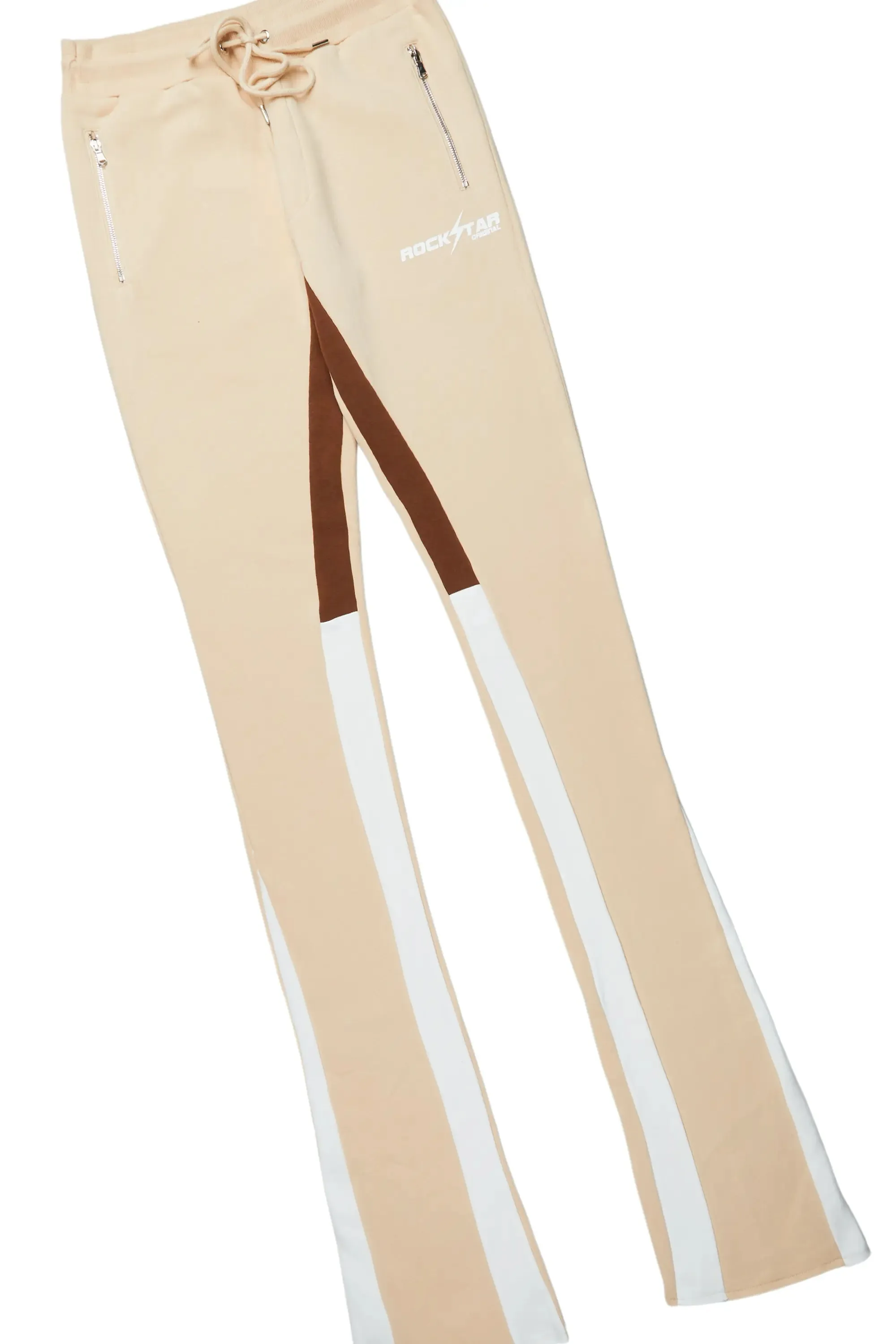 Toby Beige Super Stacked Flare Track Set sold by Rockstar Original product image thumbnail 4