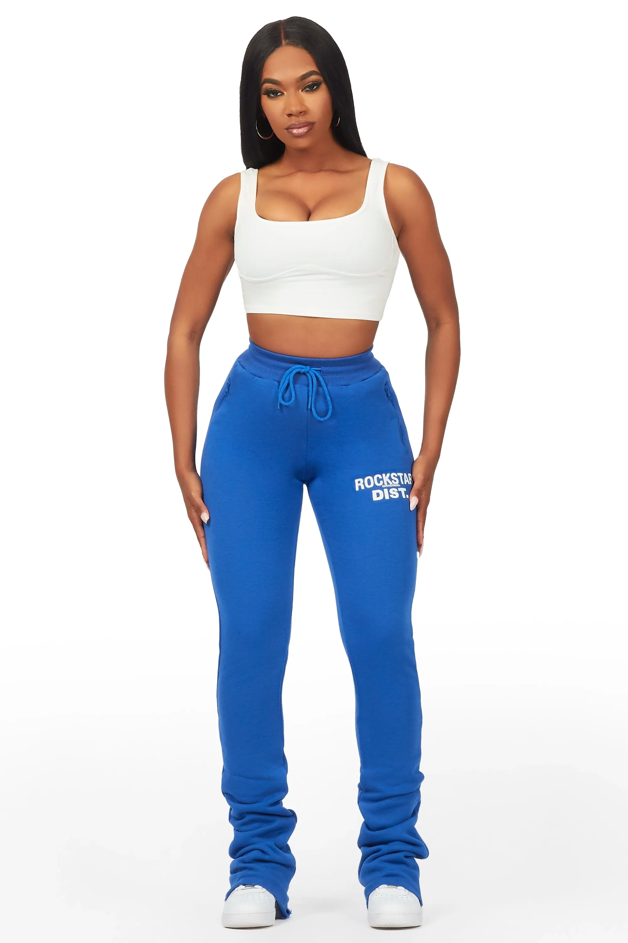 Juliana Blue Super Stacked Track Pant sold by Rockstar Original product image thumbnail 3