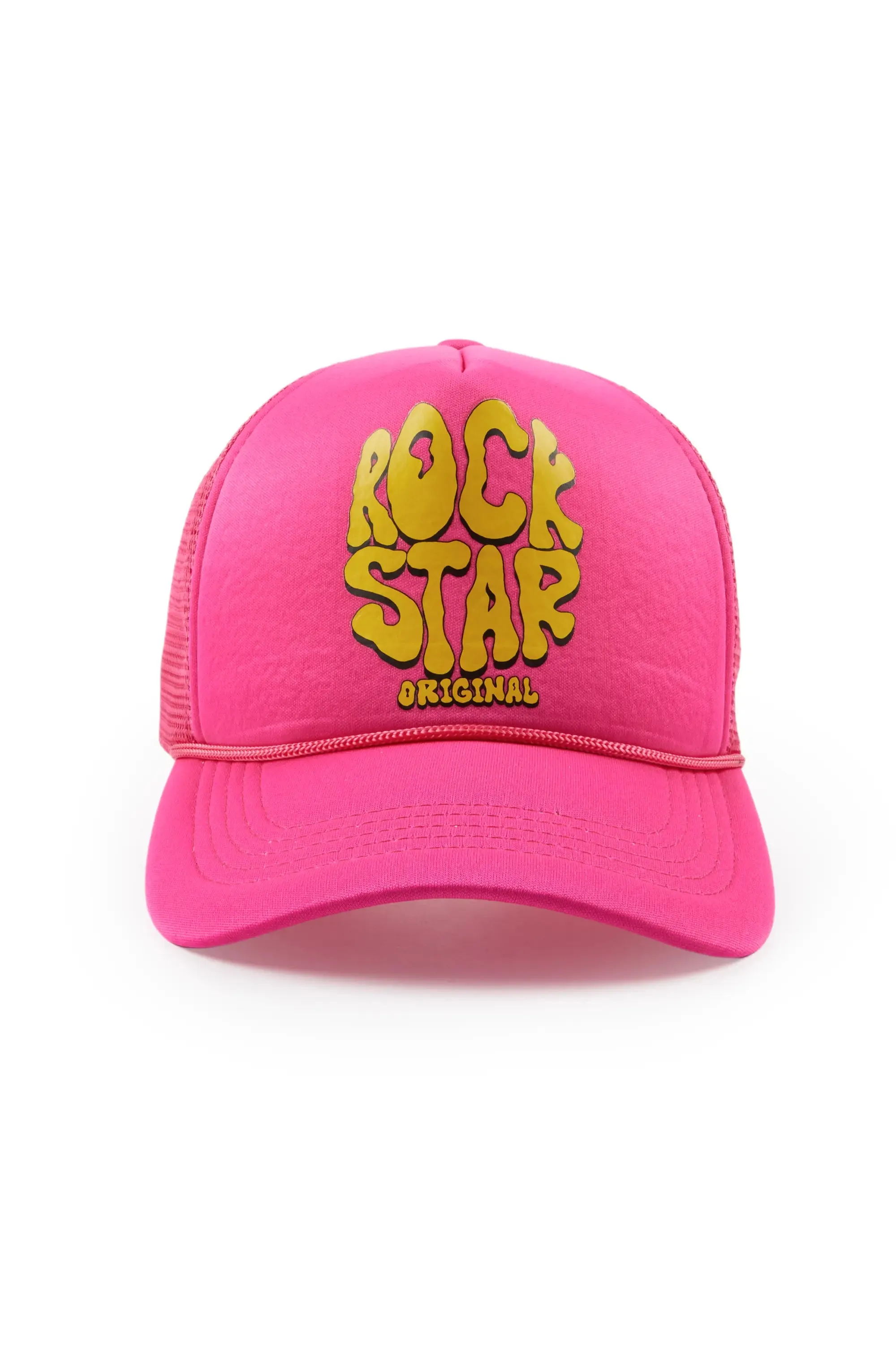 Warblen Fuchsia Trucker Hat sold by Rockstar Original