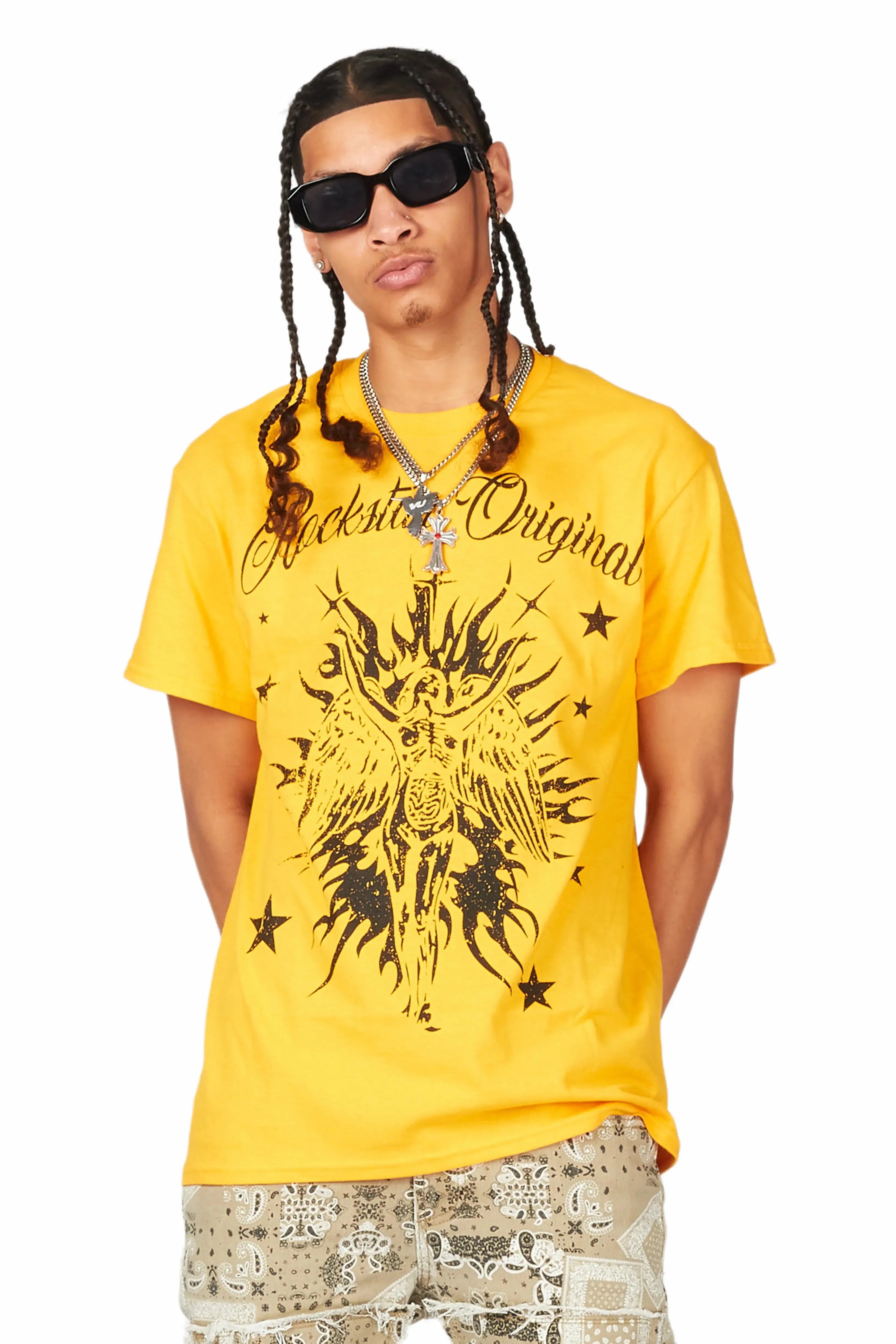 Mermaid Gold Graphic T-Shirt sold by Rockstar Original