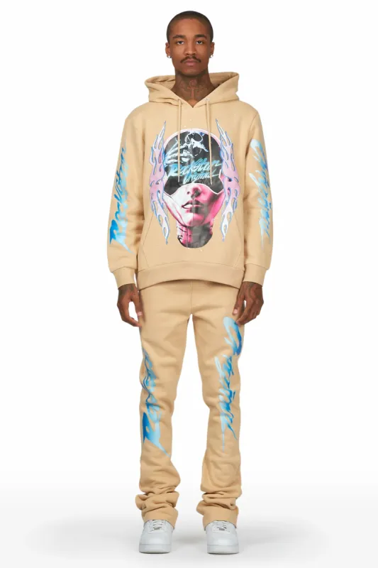 Fume Tan Stacked Flare Track Set sold by Rockstar Original