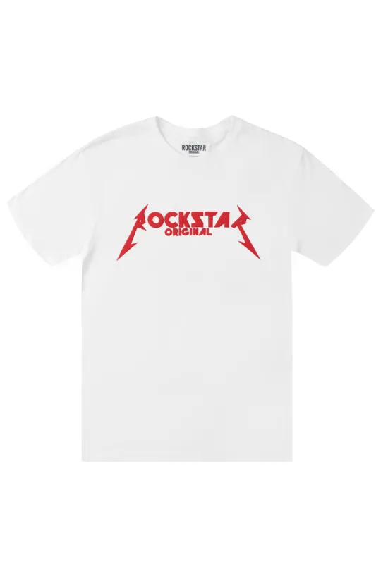 Diogo Printed T-Shirt- White sold by Rockstar Original