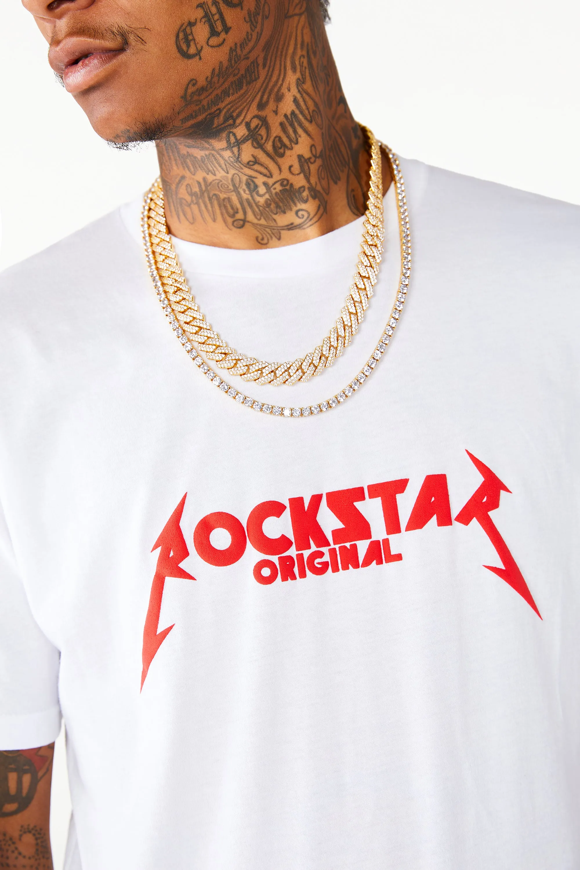 Diogo Printed T-Shirt- White sold by Rockstar Original product image thumbnail 4