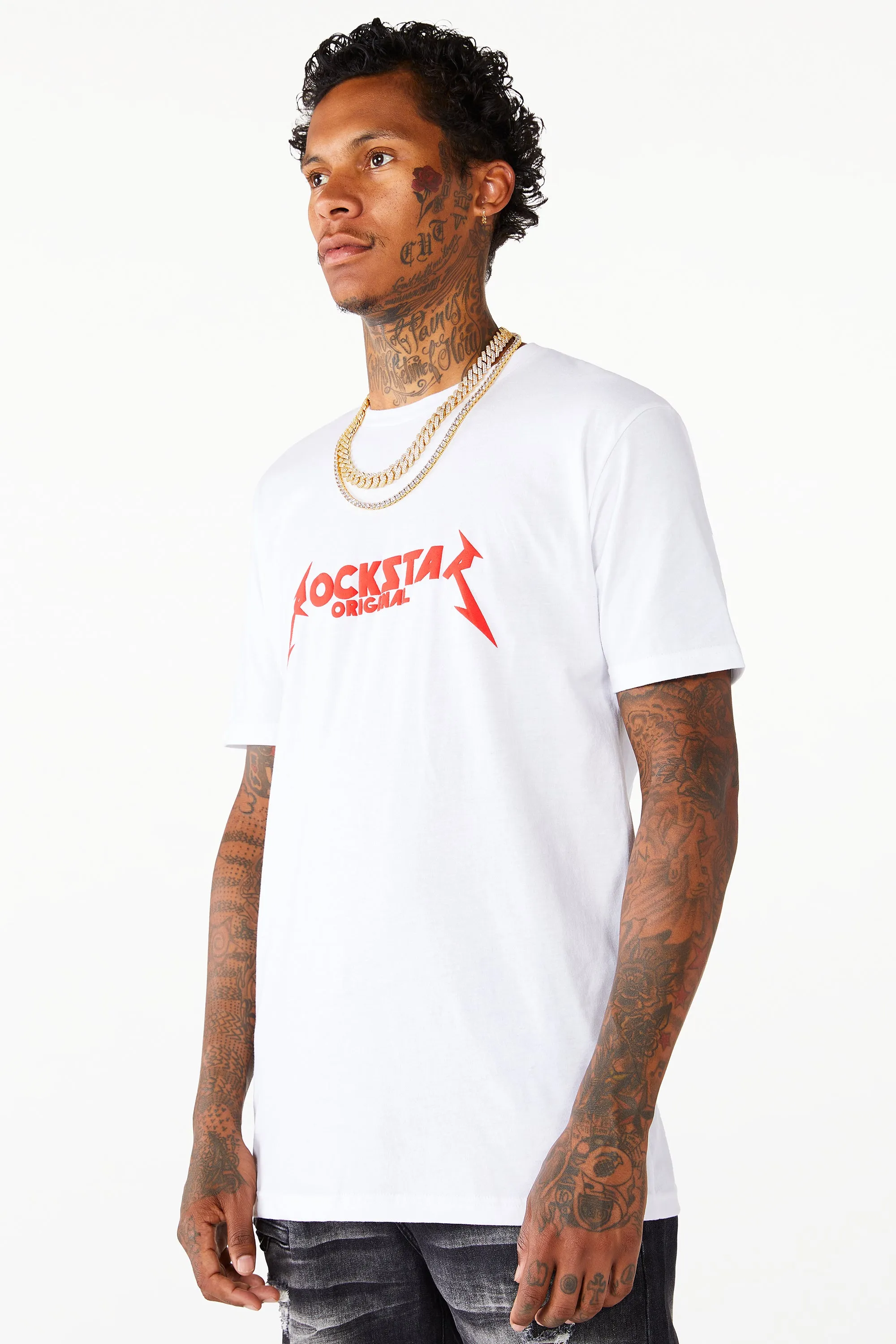Diogo Printed T-Shirt- White sold by Rockstar Original product image thumbnail 3