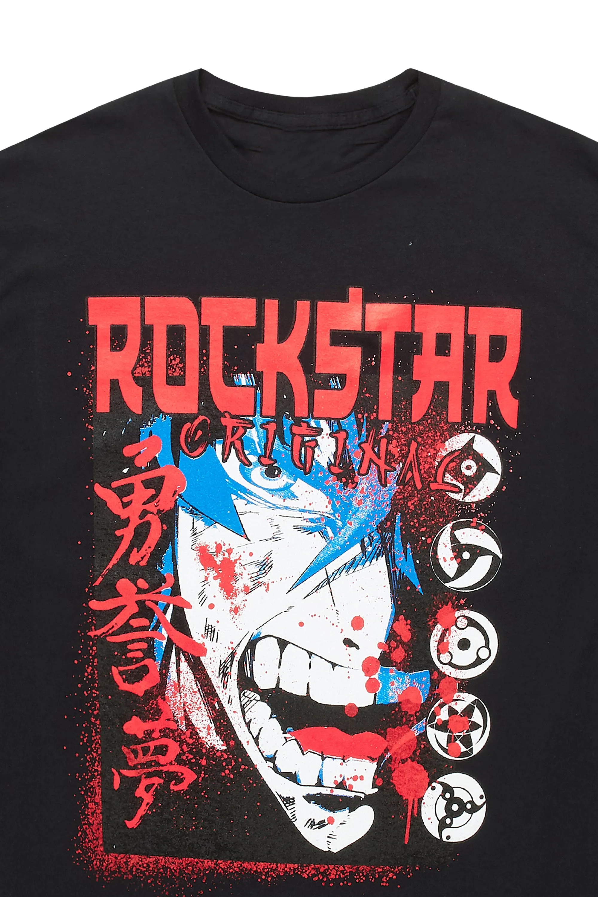 Ginkata Black Graphic T-Shirt sold by Rockstar Original product image thumbnail 2