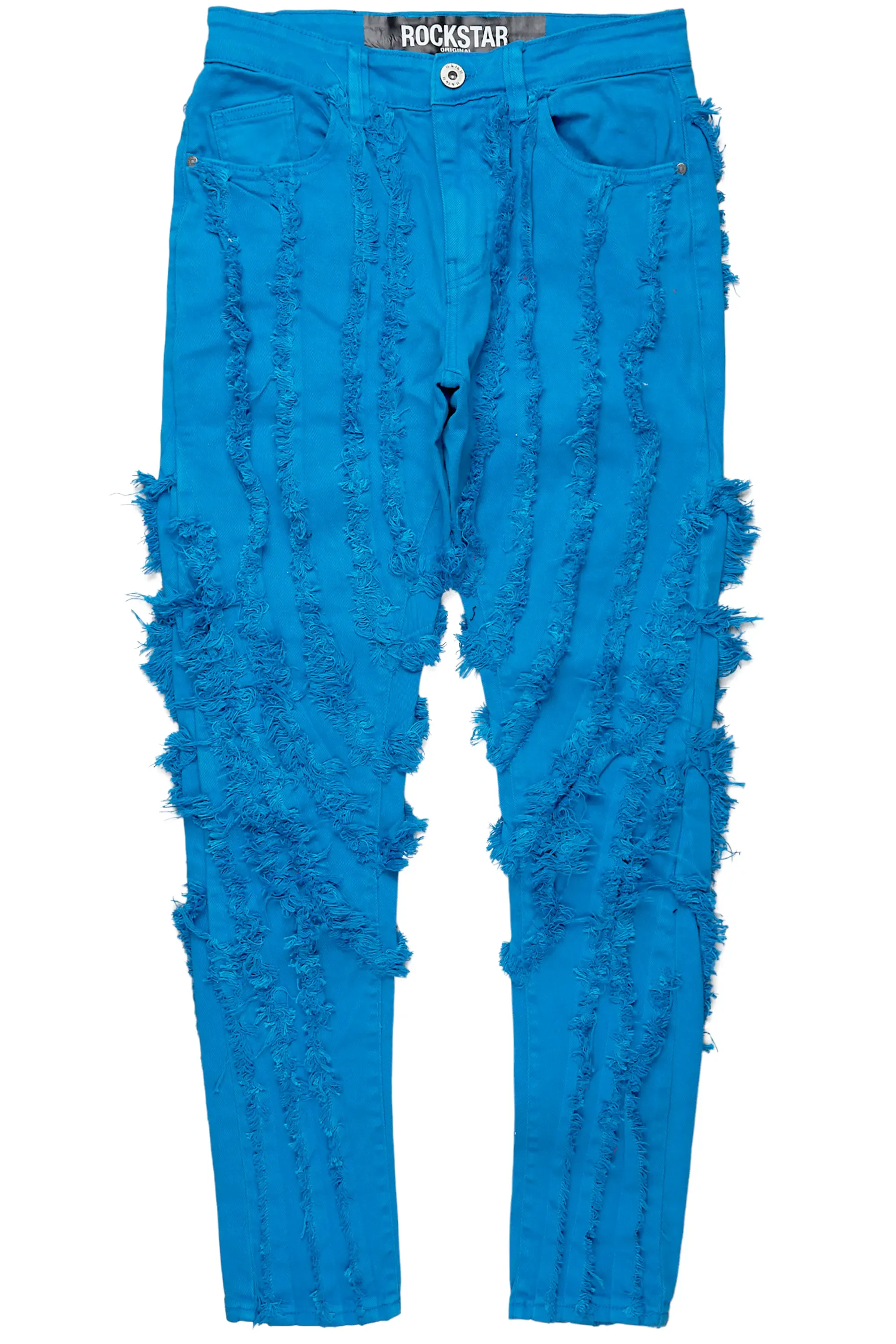 Achilles Blue Raw Edge Skinny Fit Jean sold by Rockstar Original product image thumbnail 2