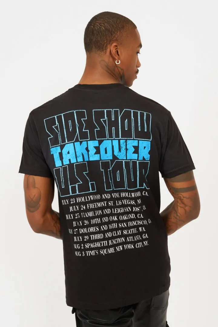 Sydesho Black Graphic T-Shirt sold by Rockstar Original product image thumbnail 5