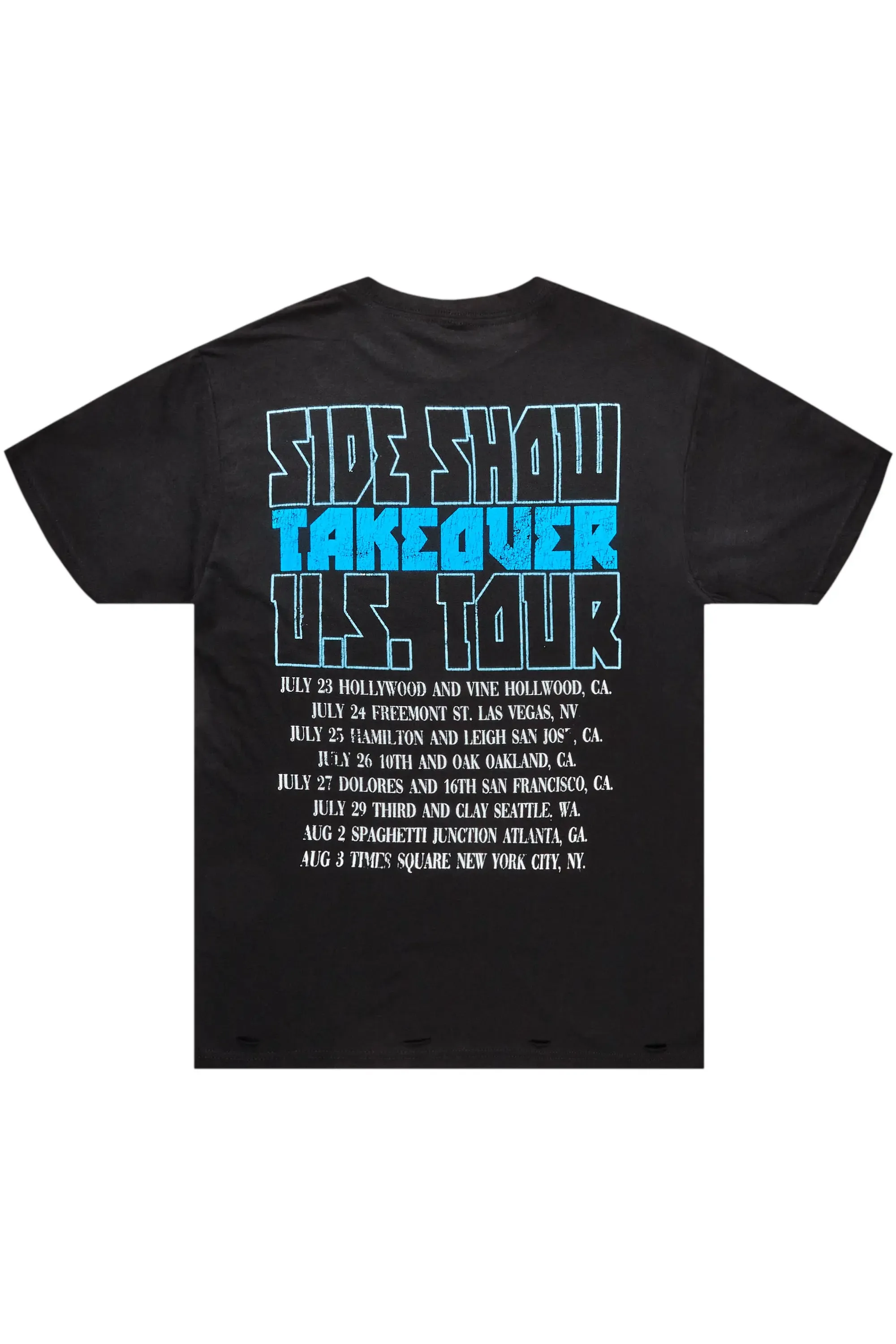 Sydesho Black Graphic T-Shirt sold by Rockstar Original product image thumbnail 4