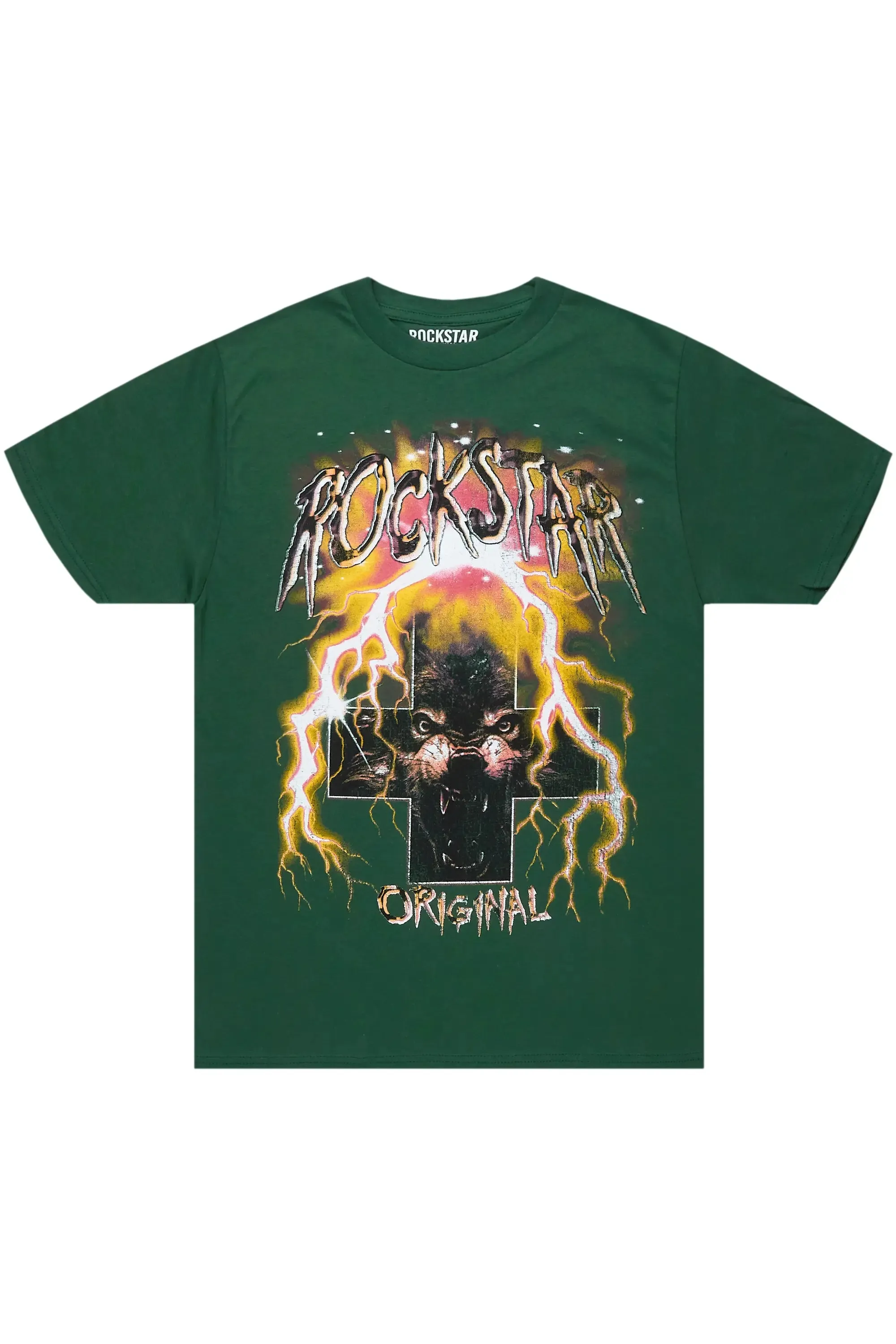Bolk Forest Green Graphic T-Shirt sold by Rockstar Original product image thumbnail 2