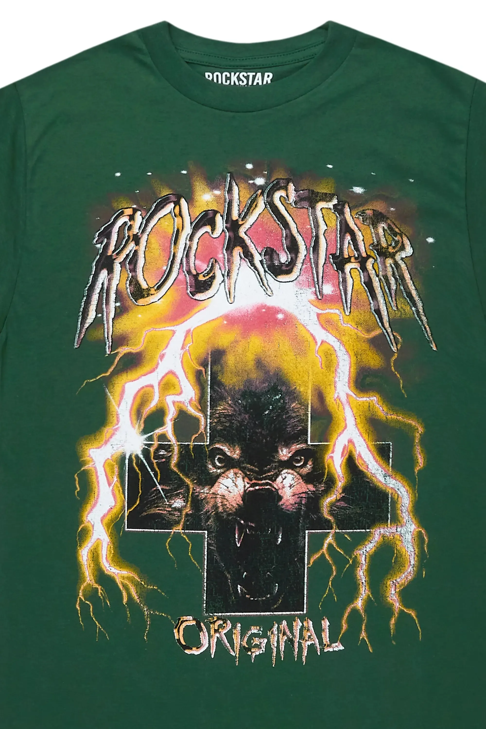Bolk Forest Green Graphic T-Shirt sold by Rockstar Original product image thumbnail 3