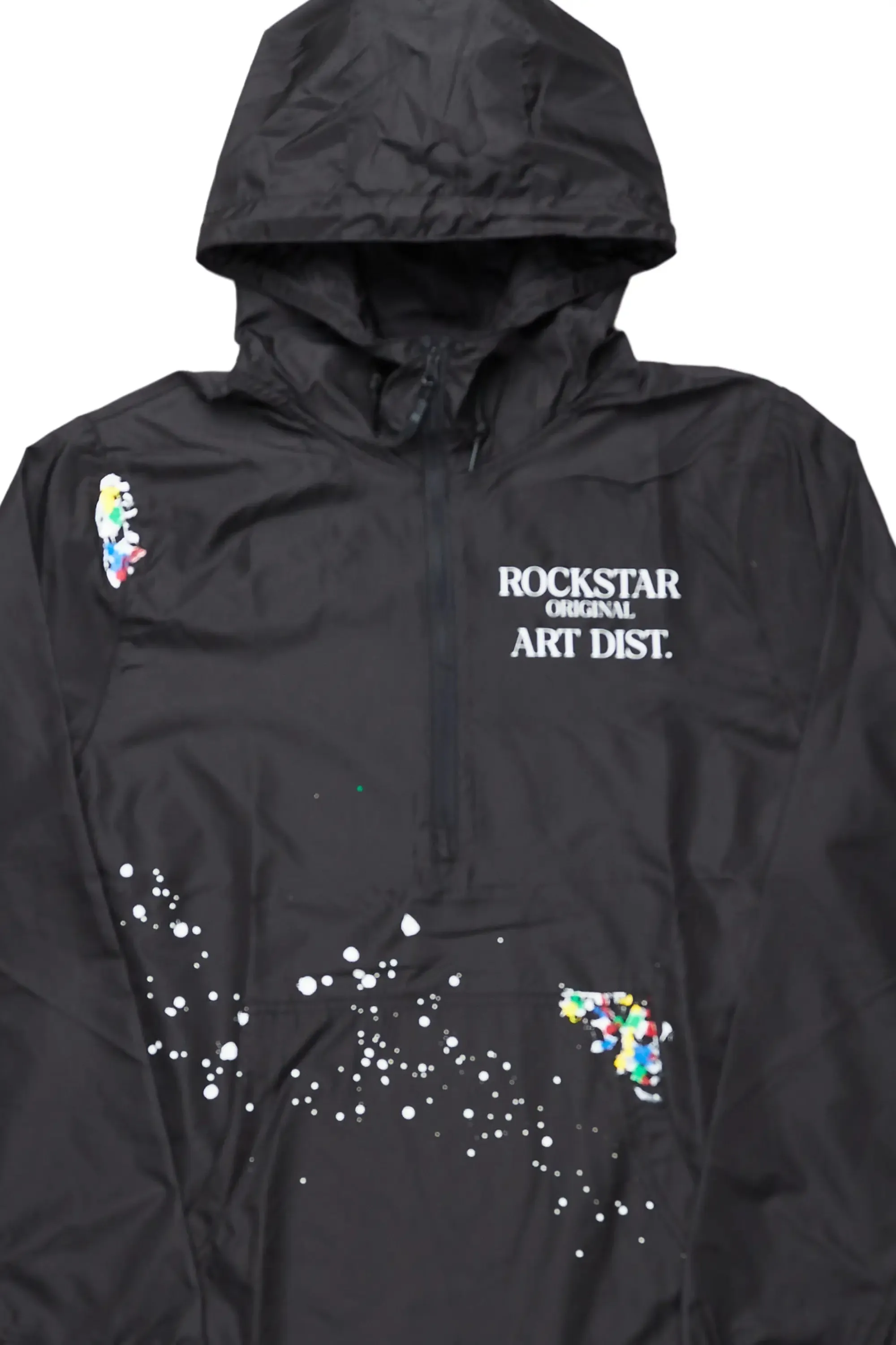 Garix Black Graphic Windbreaker sold by Rockstar Original product image thumbnail 3