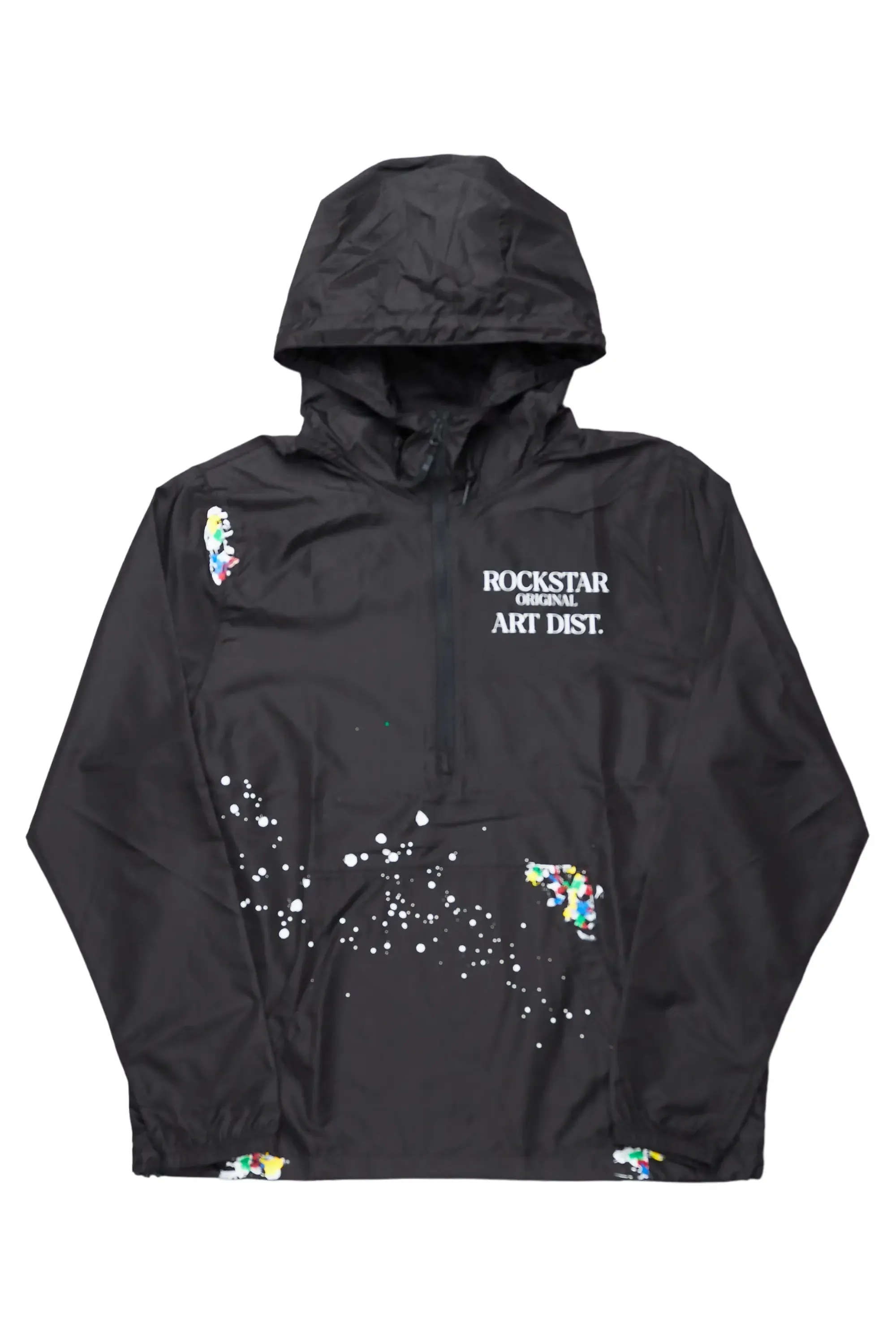 Garix Black Graphic Windbreaker sold by Rockstar Original product image thumbnail 2