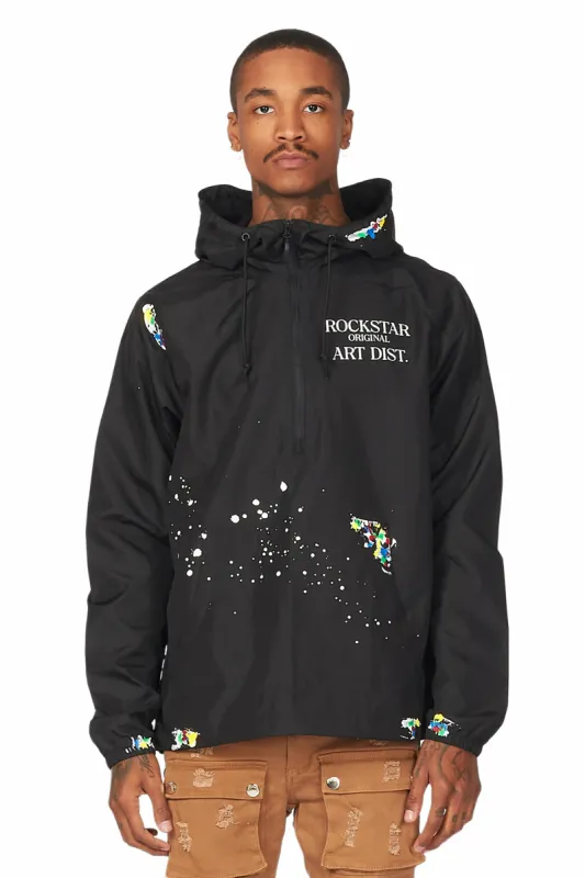 Garix Black Graphic Windbreaker sold by Rockstar Original